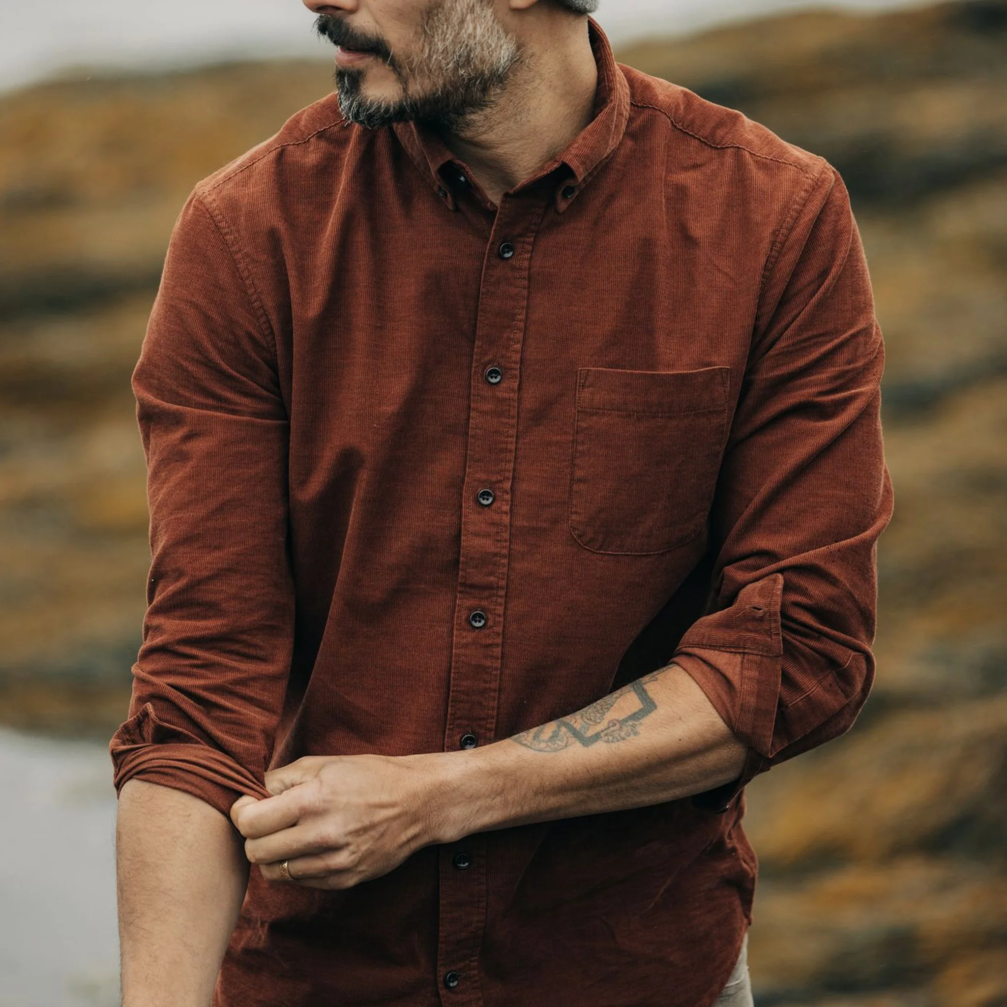 The Jack in Copper Heathered Pincord - Image 3