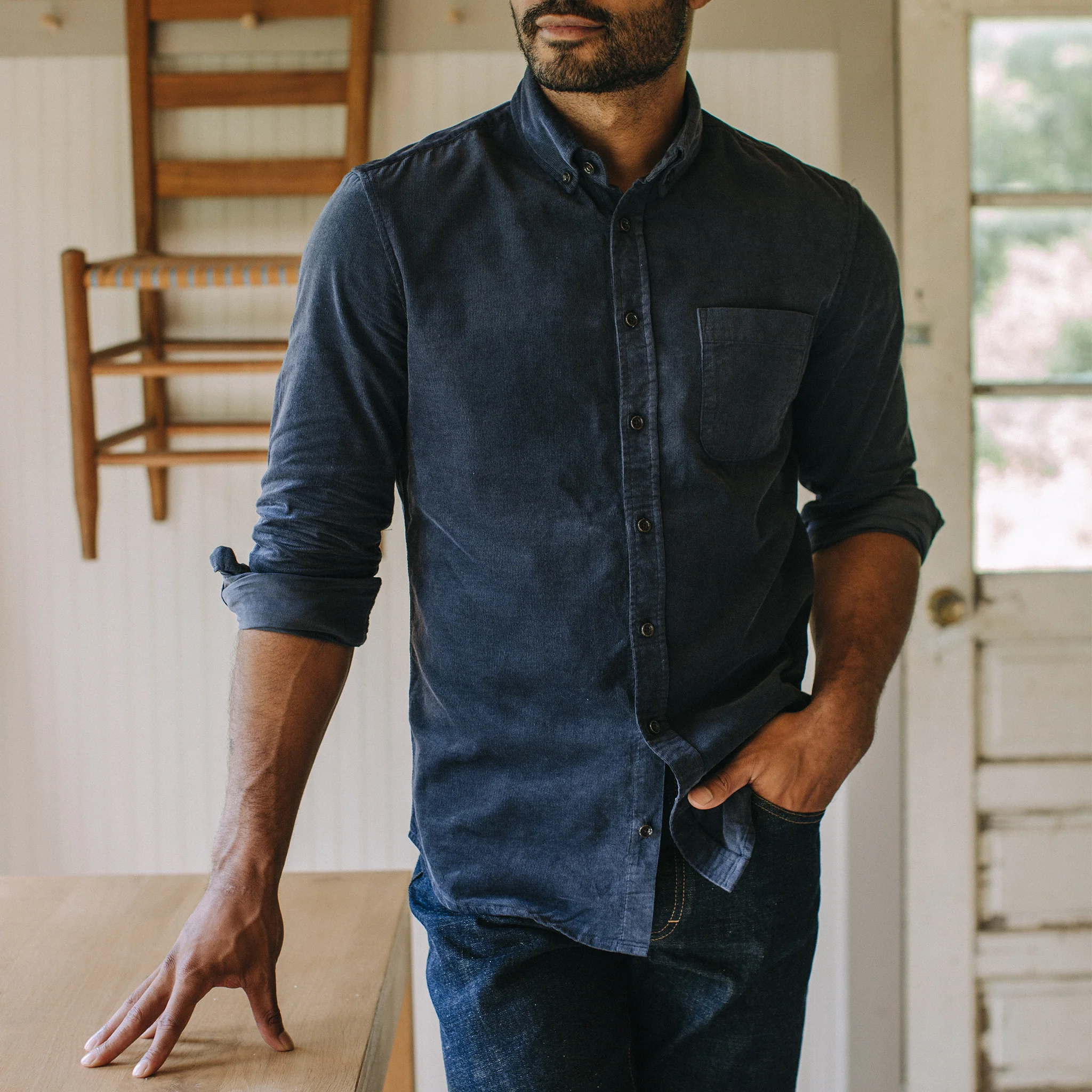 The Jack in Dark Navy Cord - Image 2