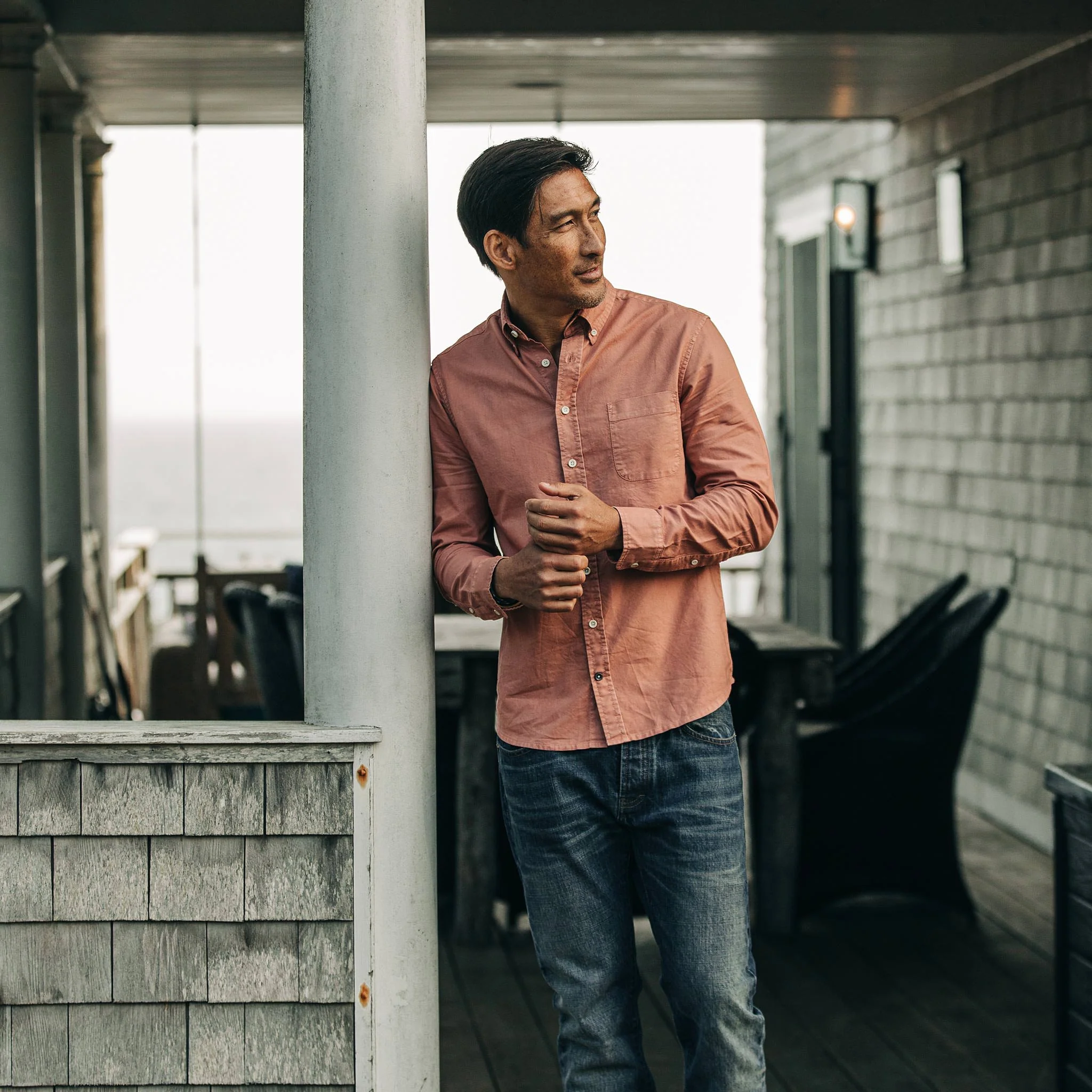 The Jack in Dusty Rose Oxford - Image 2
