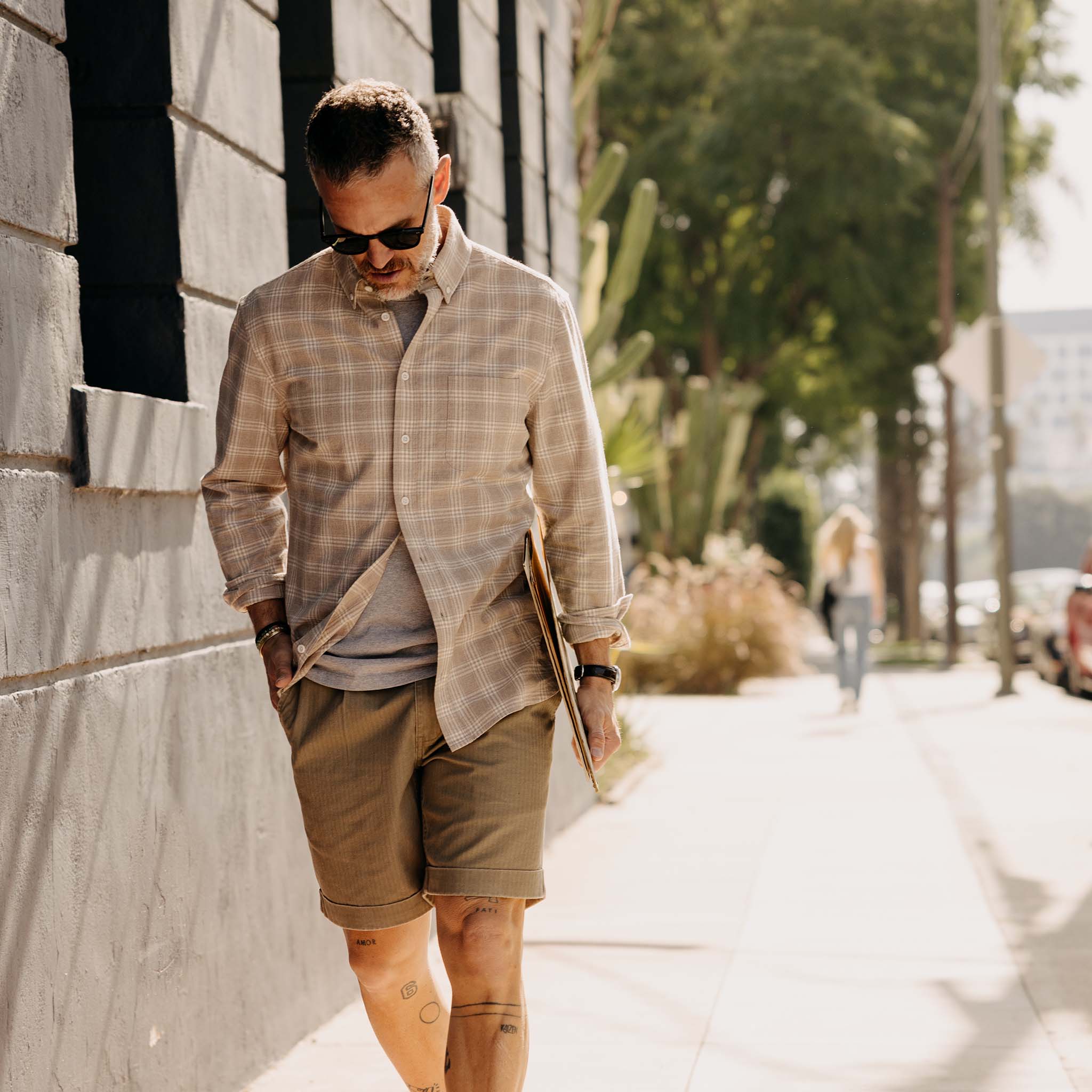 The Jack in Heather Flax Plaid - Image 2