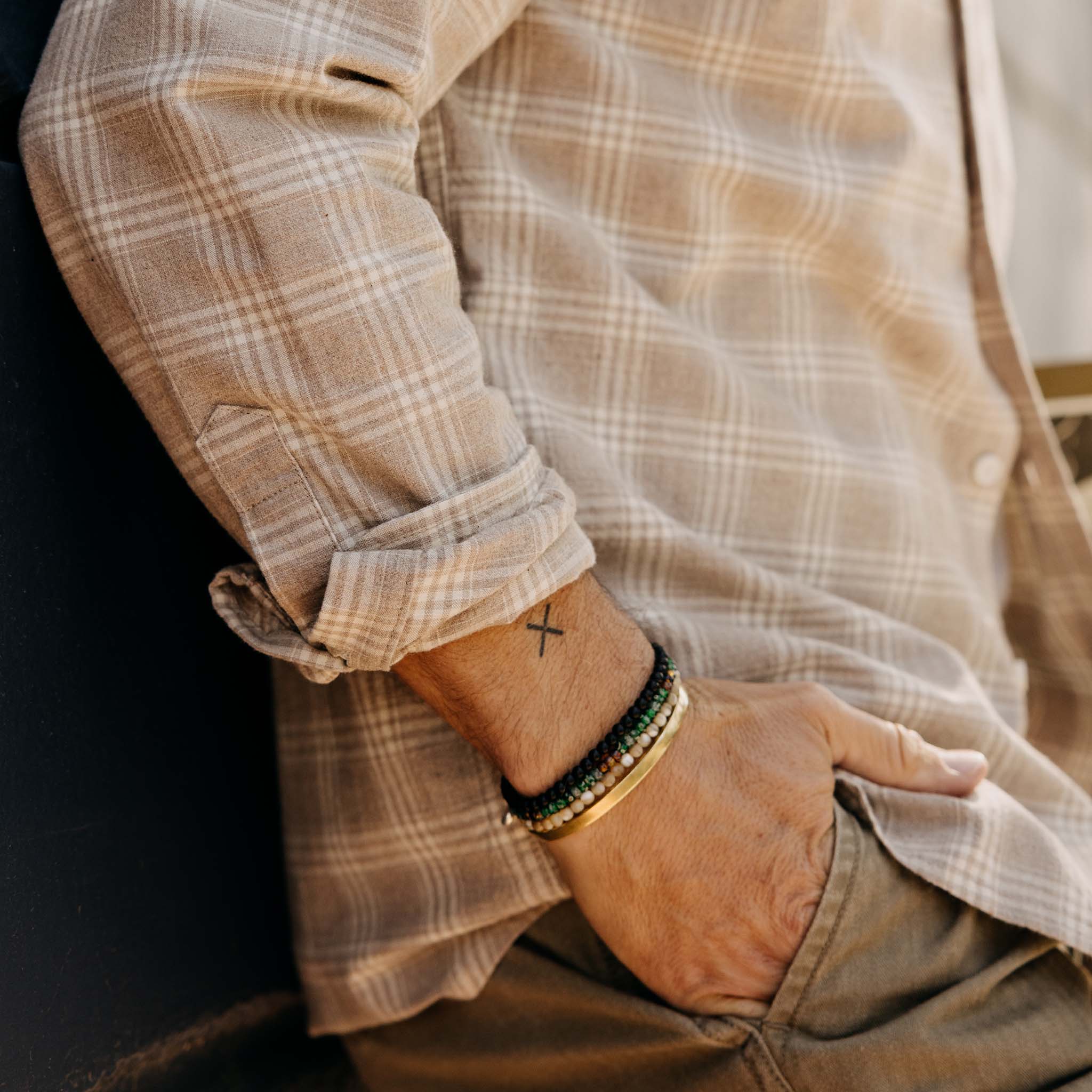 The Jack in Heather Flax Plaid - Image 4