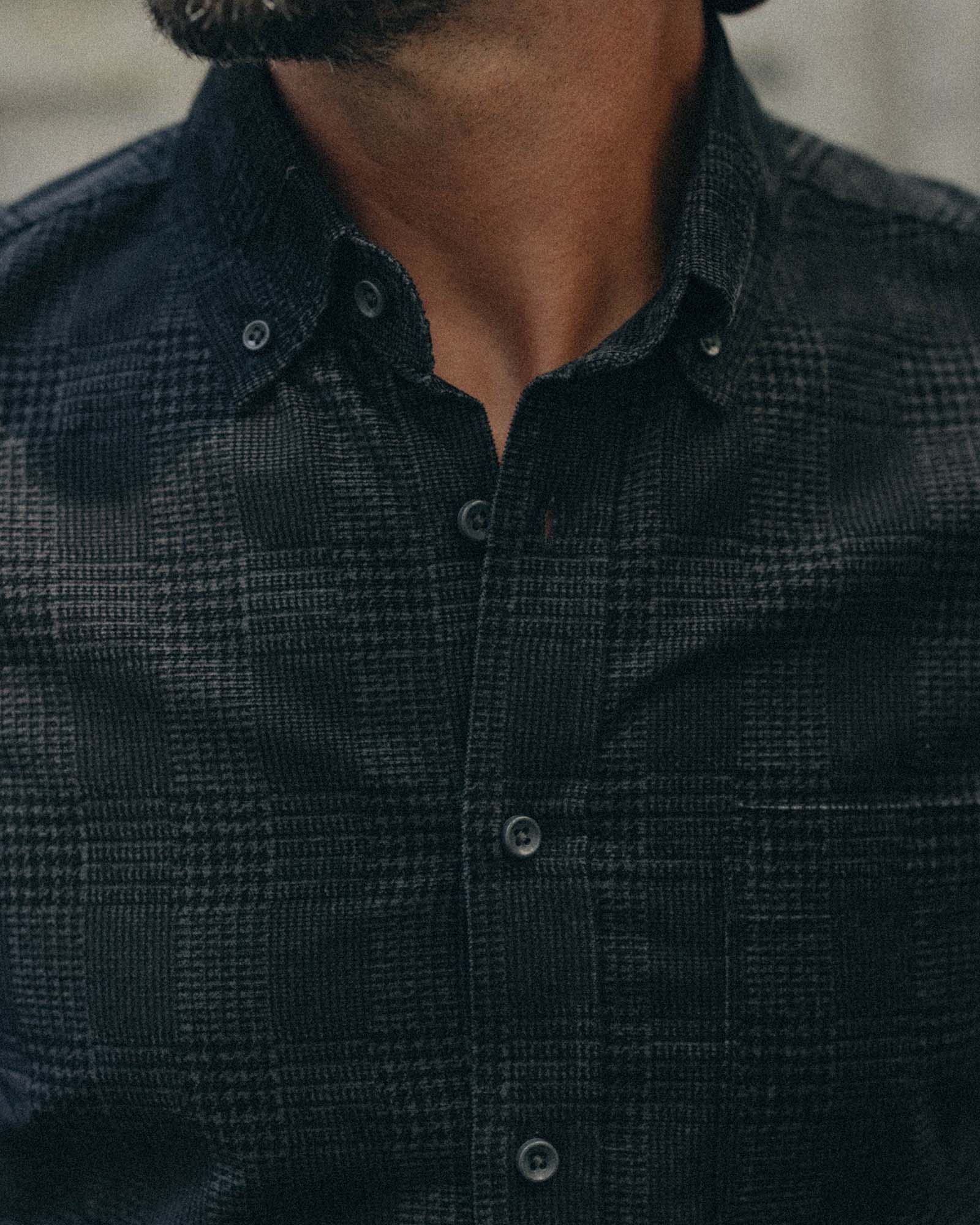The Jack in Heather Coal Check Pincord - Image 3