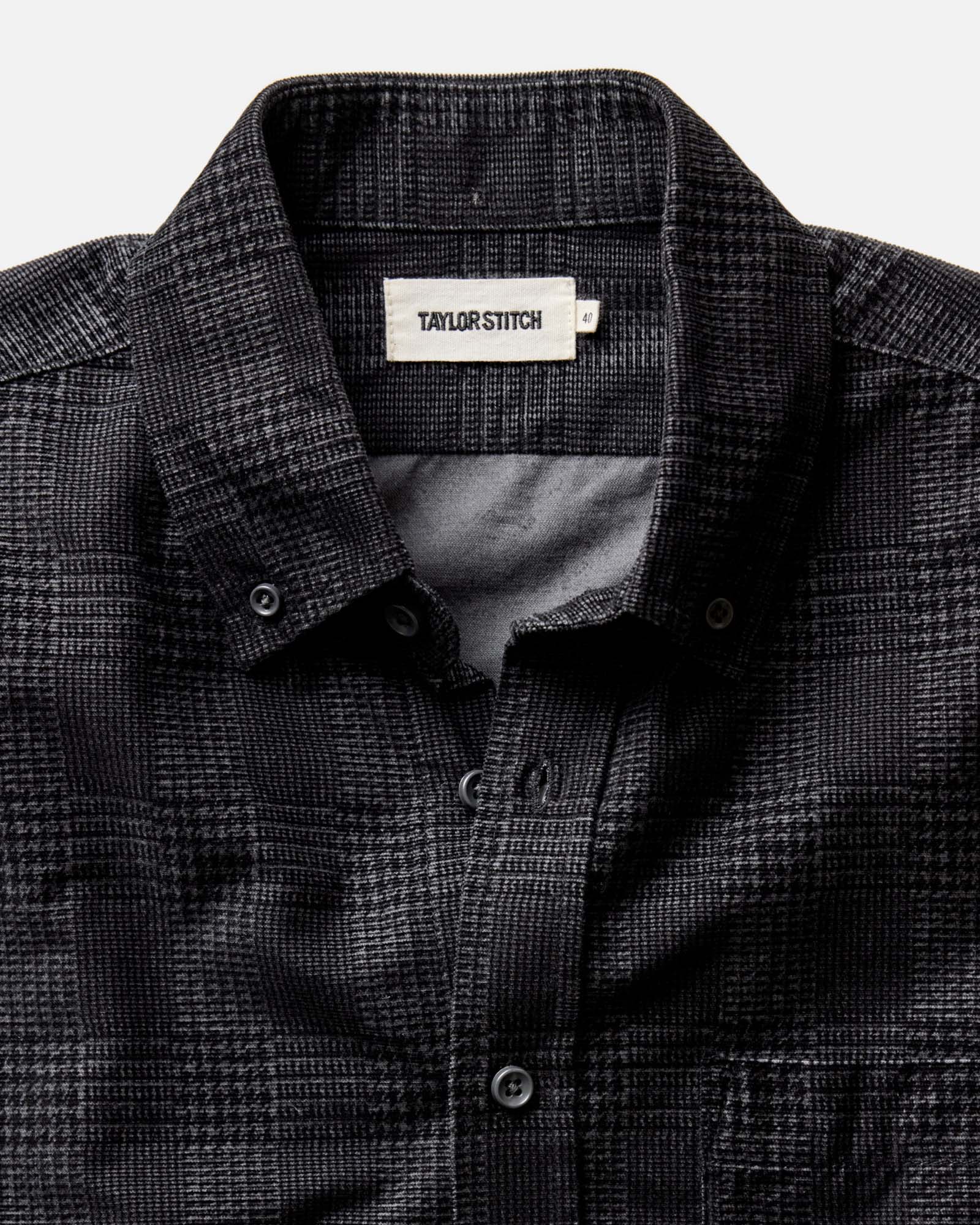 The Jack in Heather Coal Check Pincord - Image 5