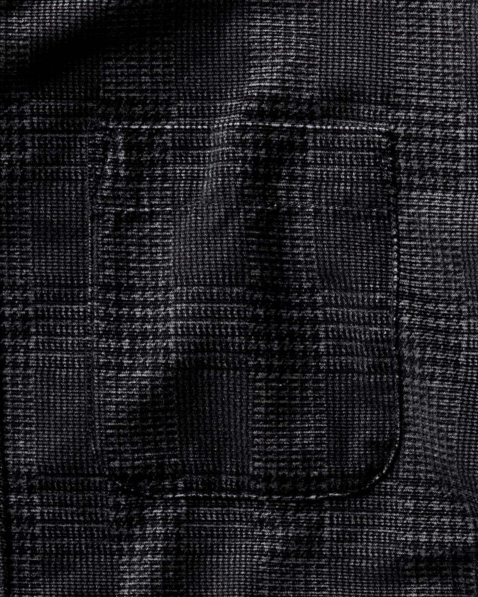 The Jack in Heather Coal Check Pincord - Image 6