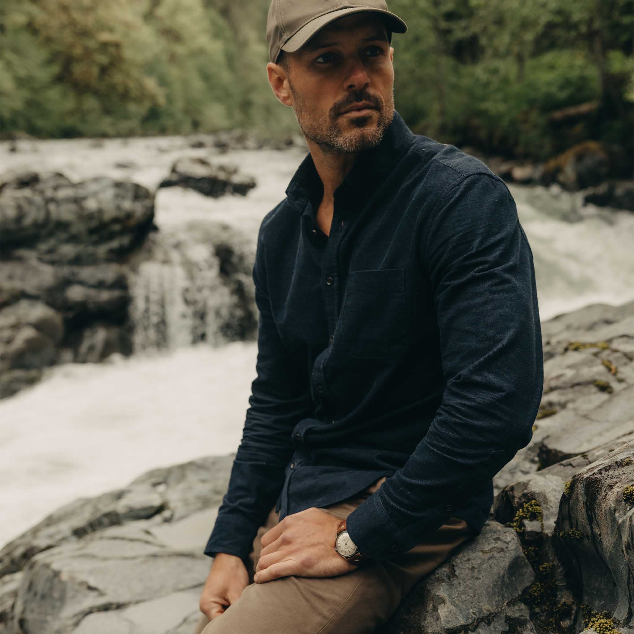 The Jack in Heather Marine Pincord - Image 2