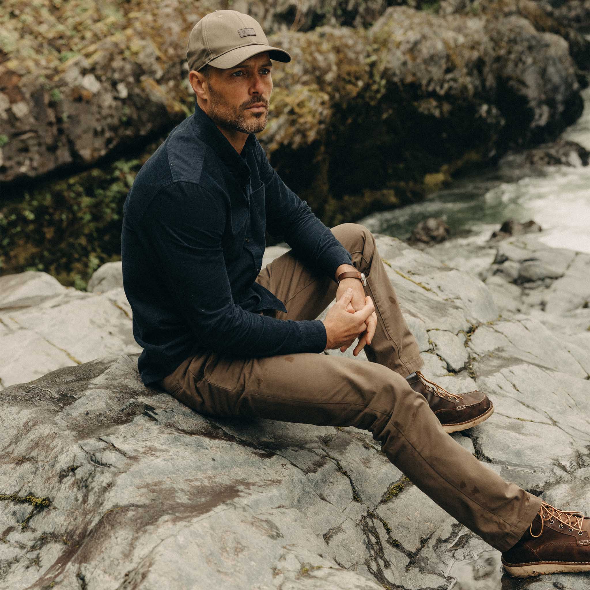 The Jack in Heather Marine Pincord - Image 5