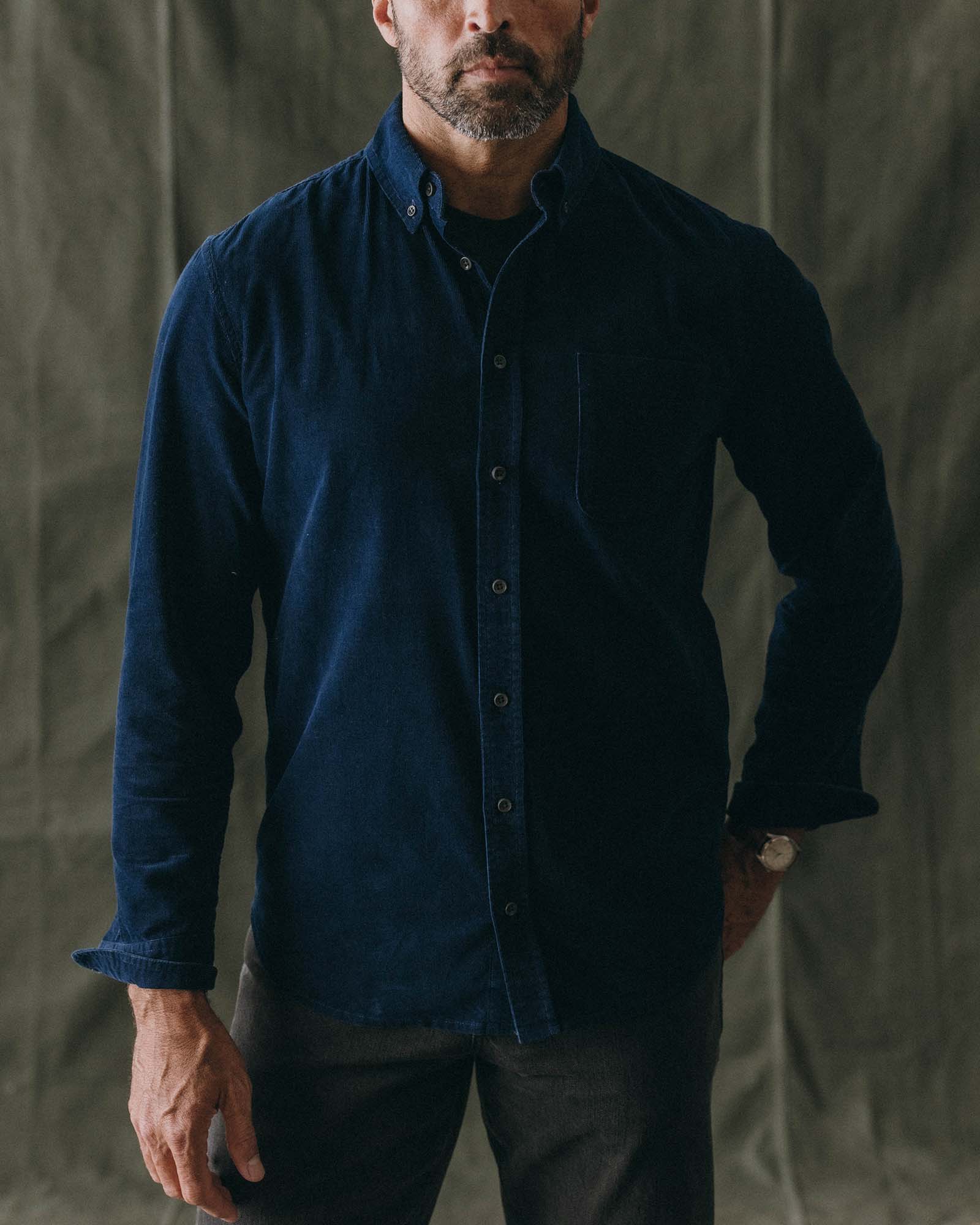The Jack in Heather Rinsed Indigo Pincord - Image 2