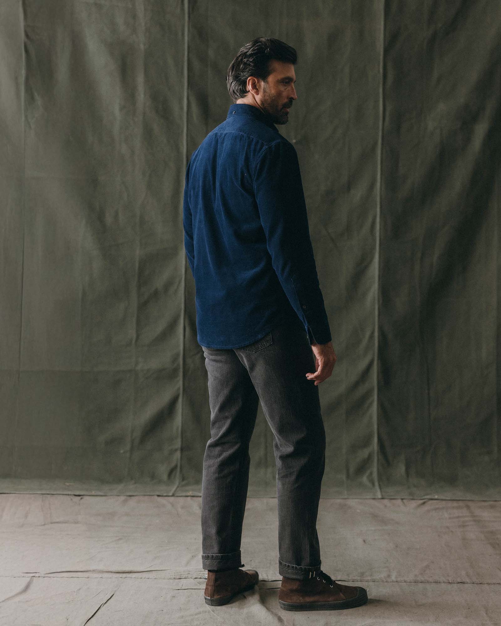 The Jack in Heather Rinsed Indigo Pincord - Image 4