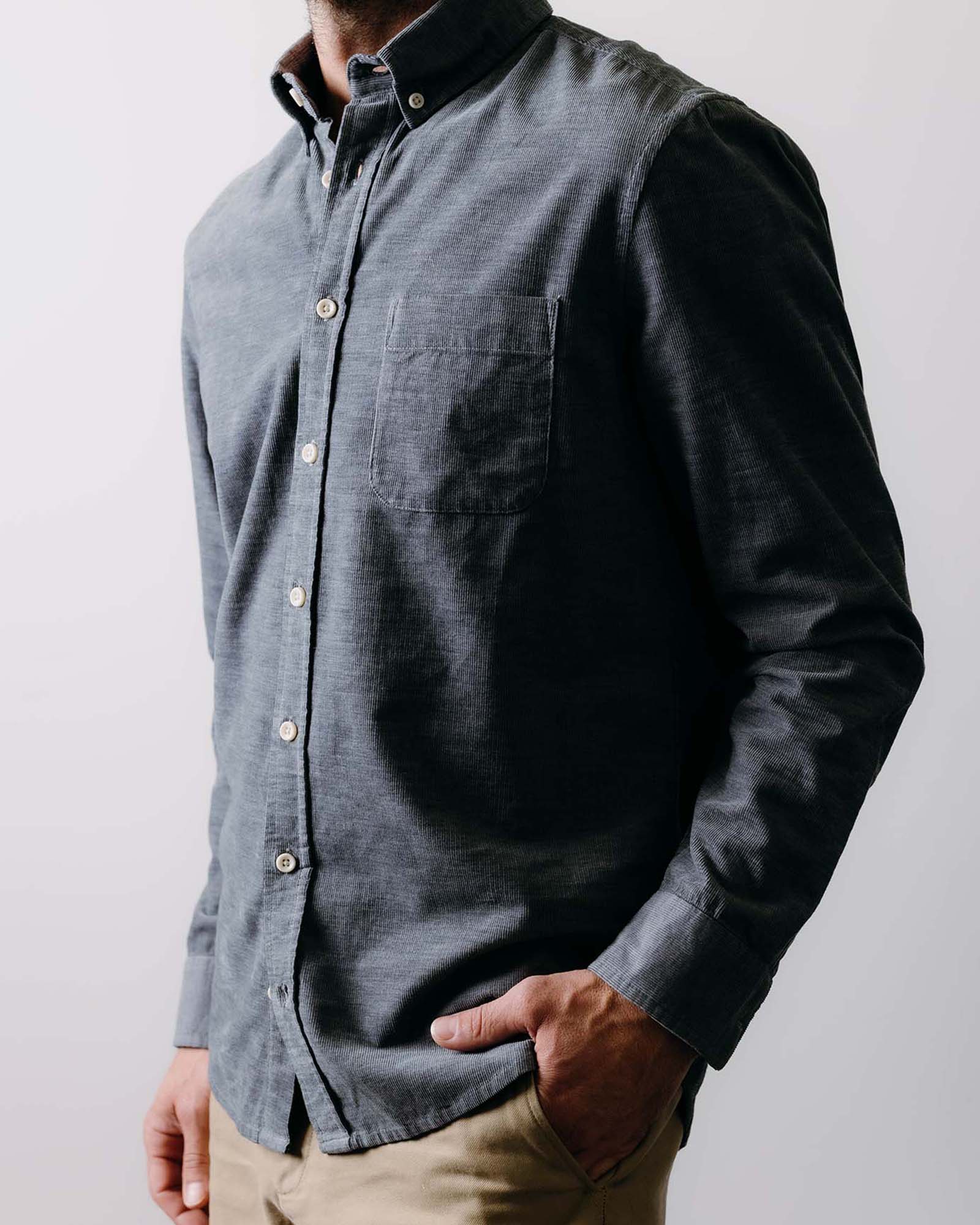The Jack in Heather Slate Pincord - Image 2