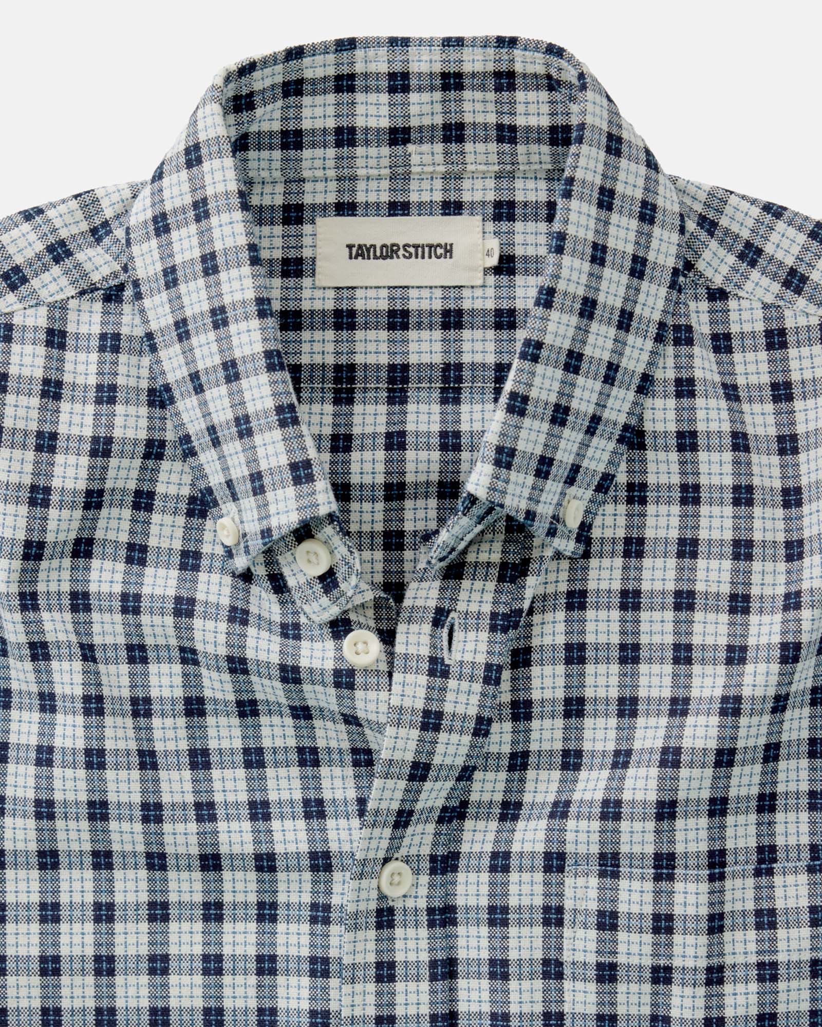 The Jack in Indigo Micro Check Oxford - Image 5