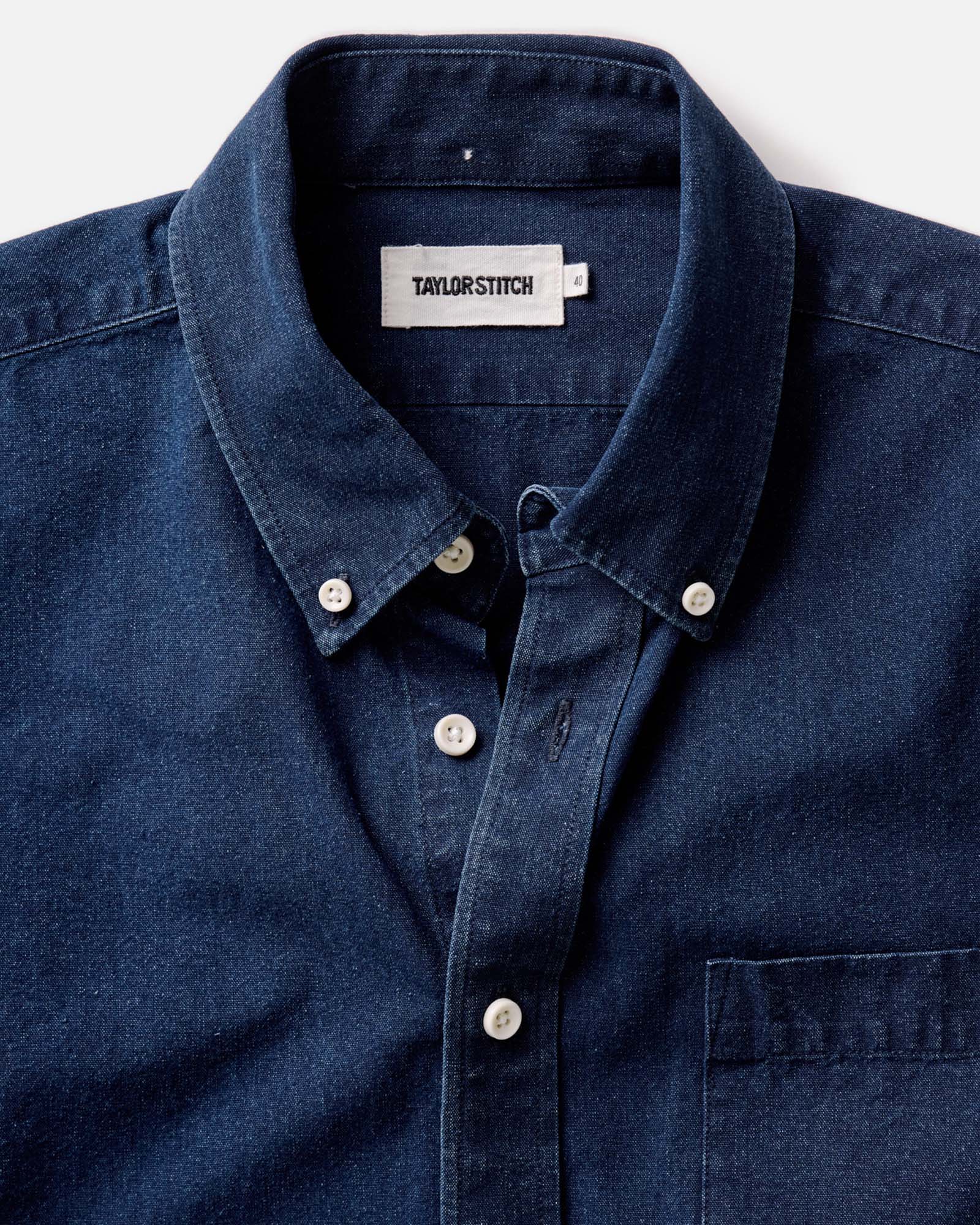 The Jack in Rinsed Indigo Oxford - Image 4