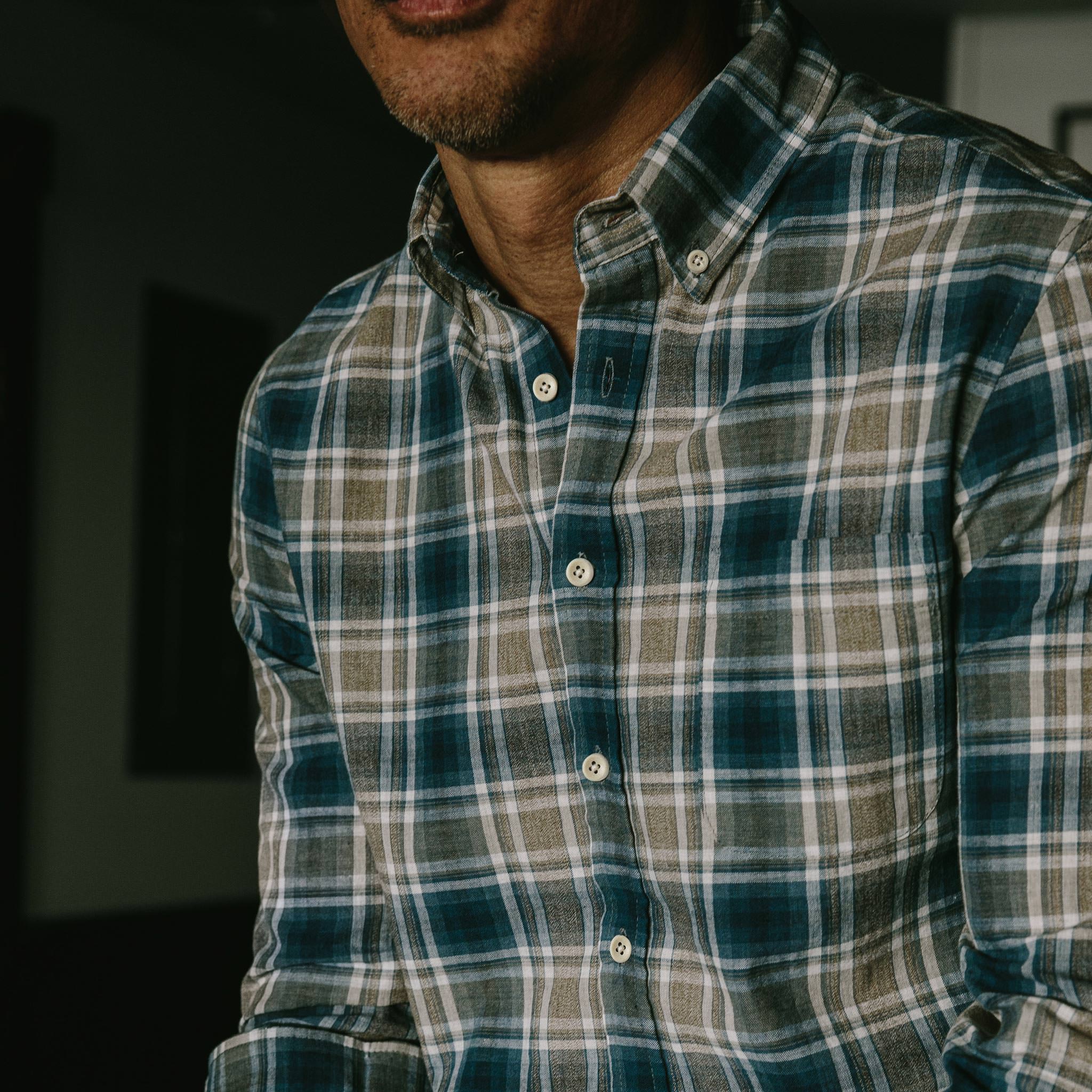 The Jack in Melange Navy Plaid - Image 3