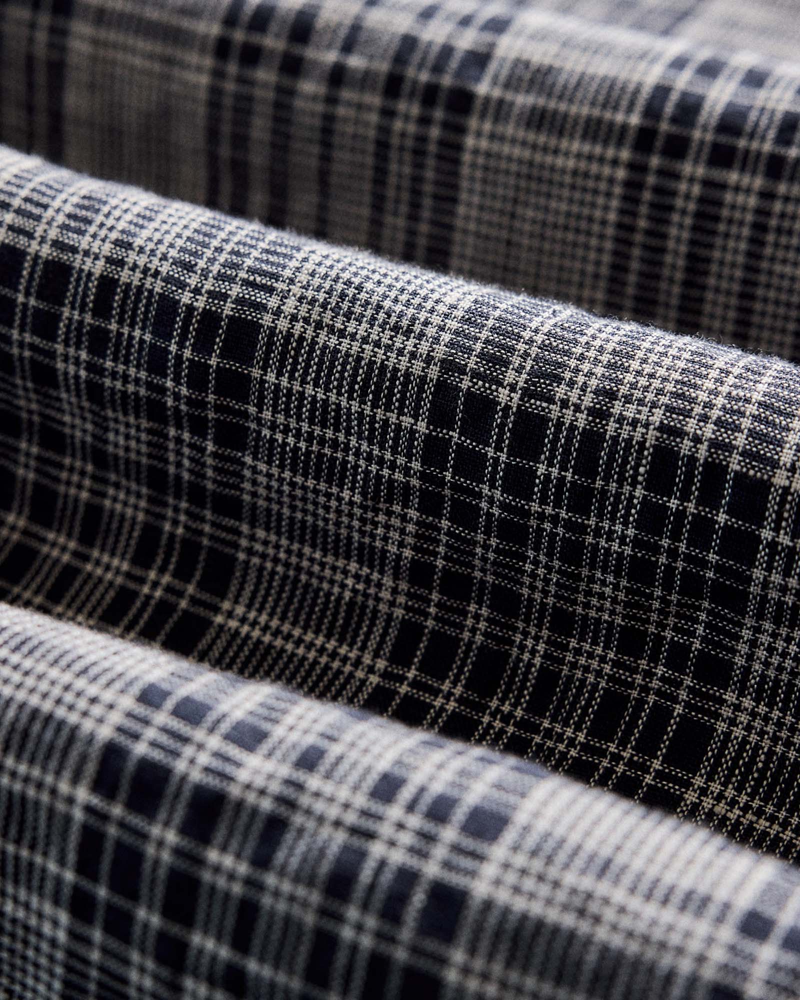 The Jack in Navy Plaid Linen - Image 9