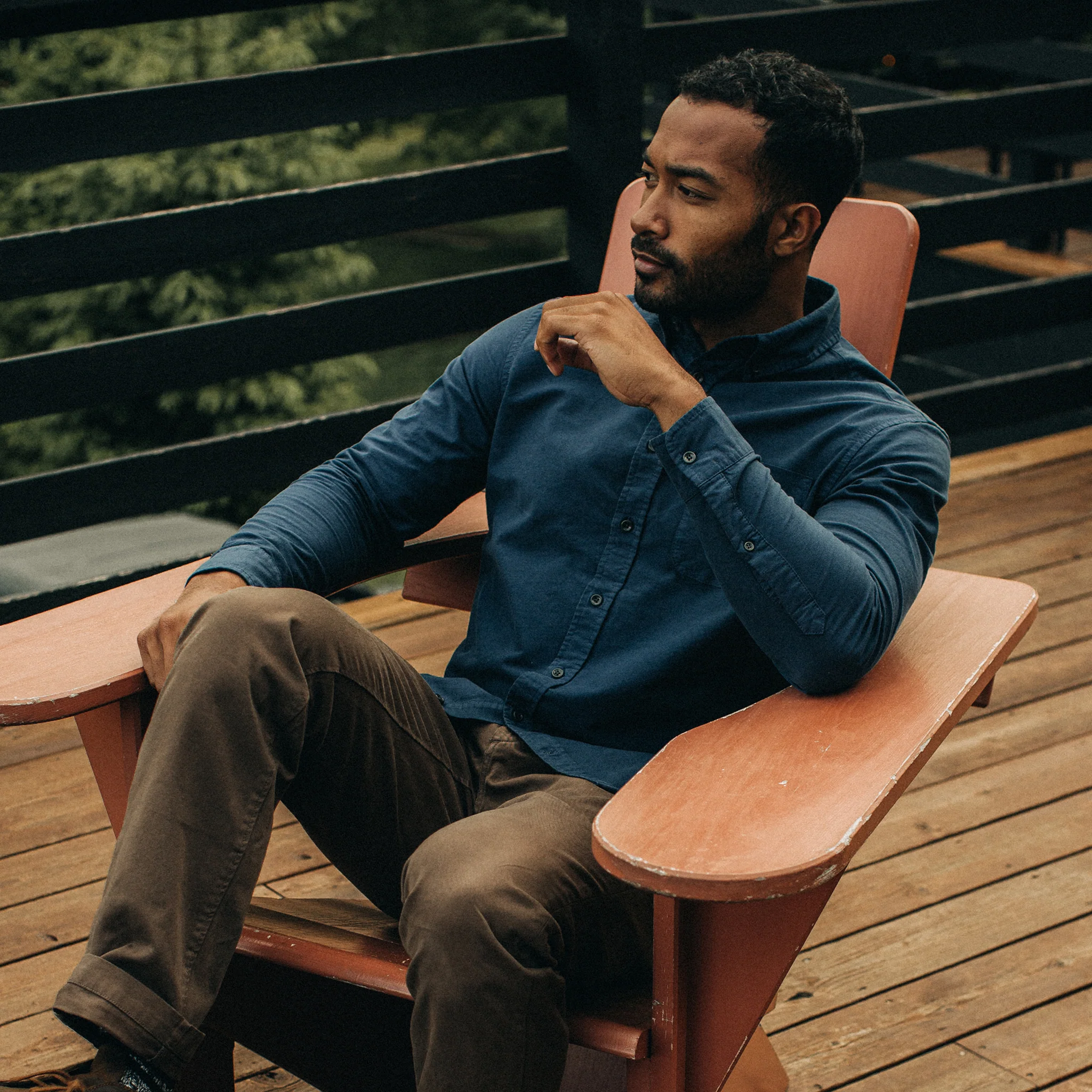 The Jack in Prussian Blue Oxford - Image 2