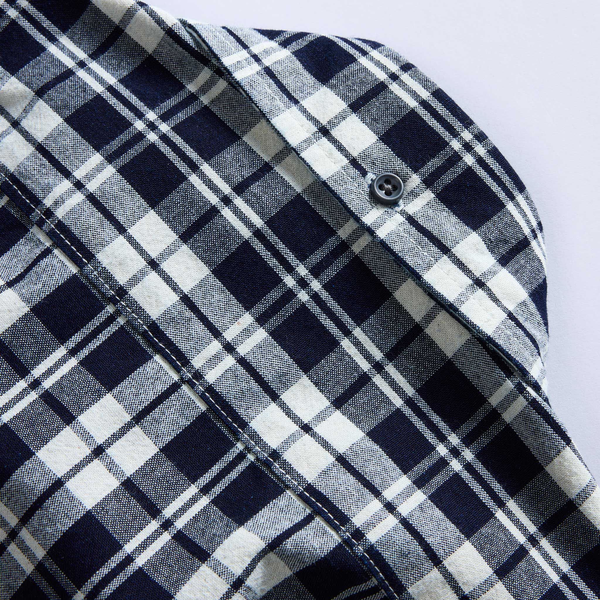 The Jack in Rinsed Indigo Plaid - Image 8
