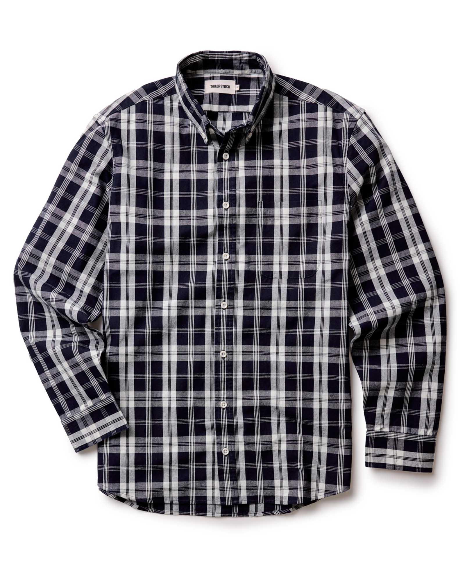 The Jack in Rinsed Indigo Plaid Oxford - Image 5