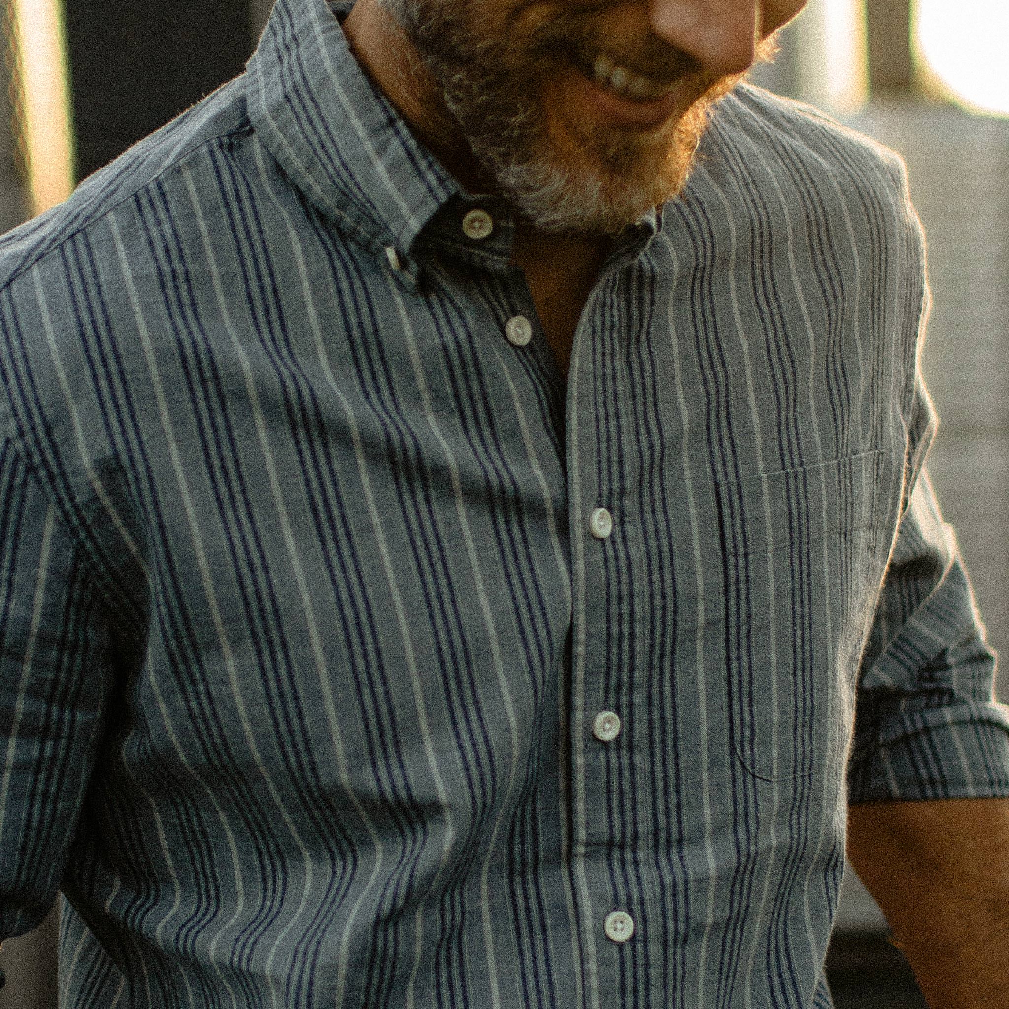 The Jack in Sky Blue Chambray Stripe - Image 3
