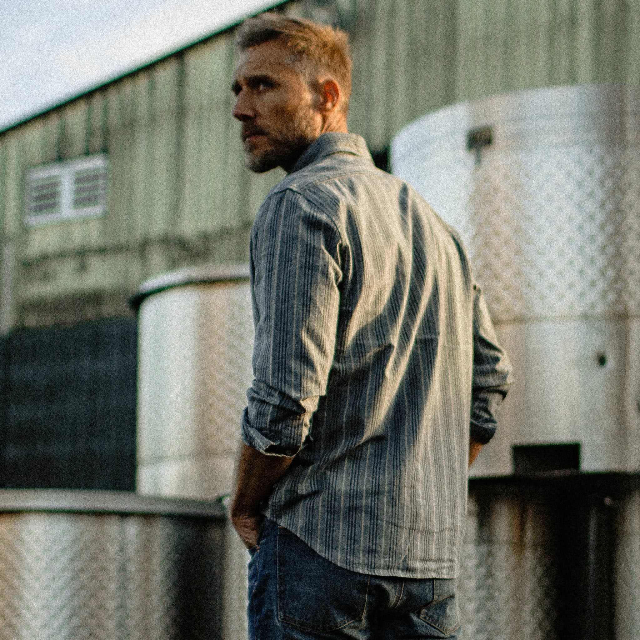 The Jack in Sky Blue Chambray Stripe - Image 5