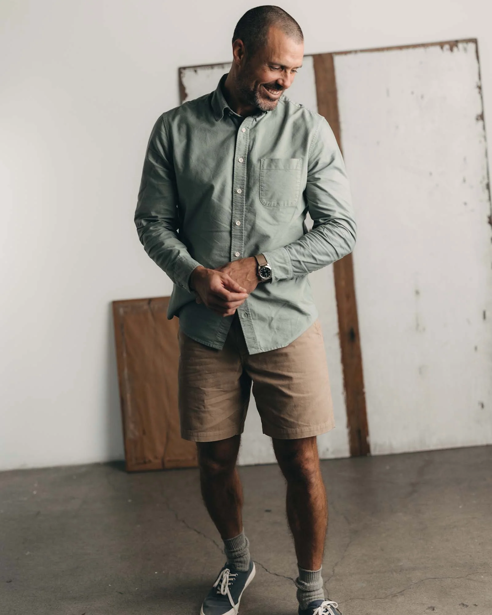 The Jack in Surf Green Oxford - Image 3