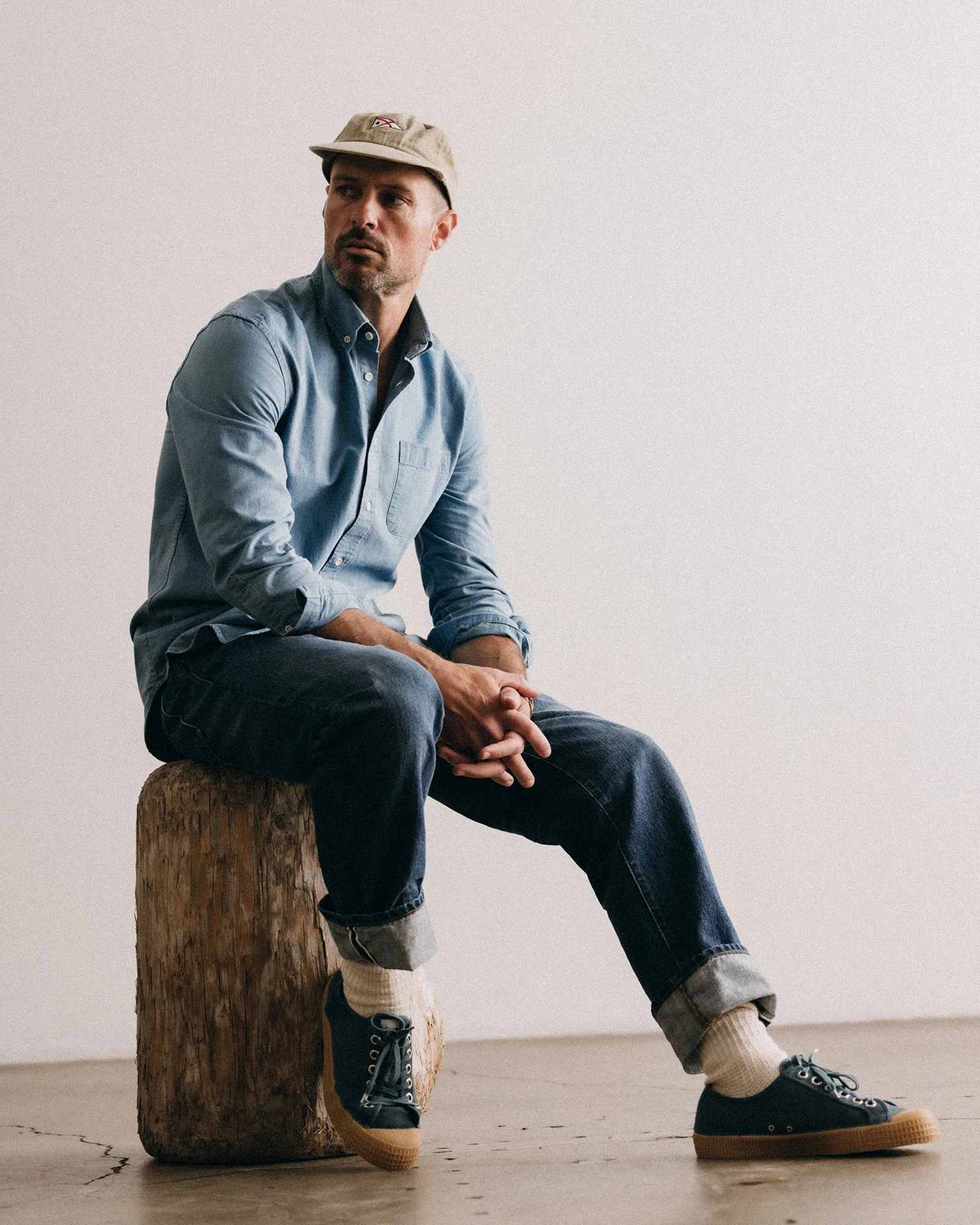The Jack in Washed Indigo Oxford - Image 4