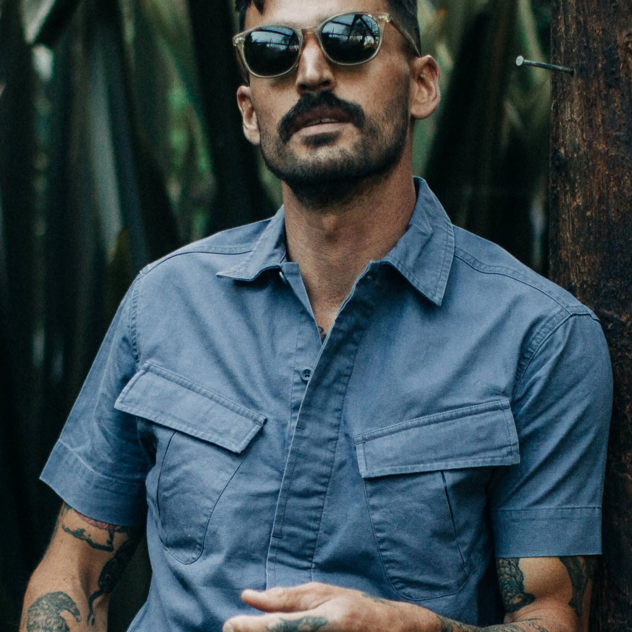 The Jungle Shirt in Ocean - Image 3
