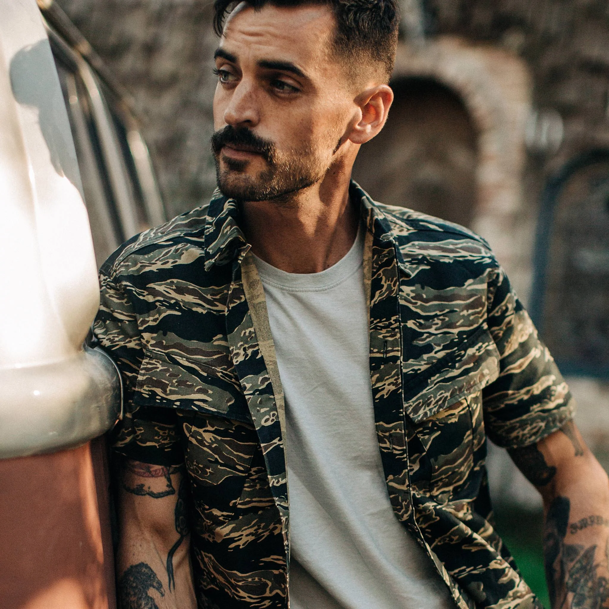 The Jungle Shirt in Tiger Camo - Image 3