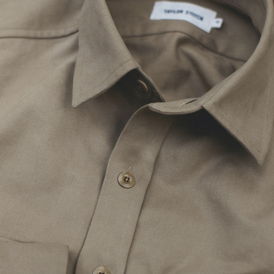 Khaki Twill Highlands Shirt - Image 7