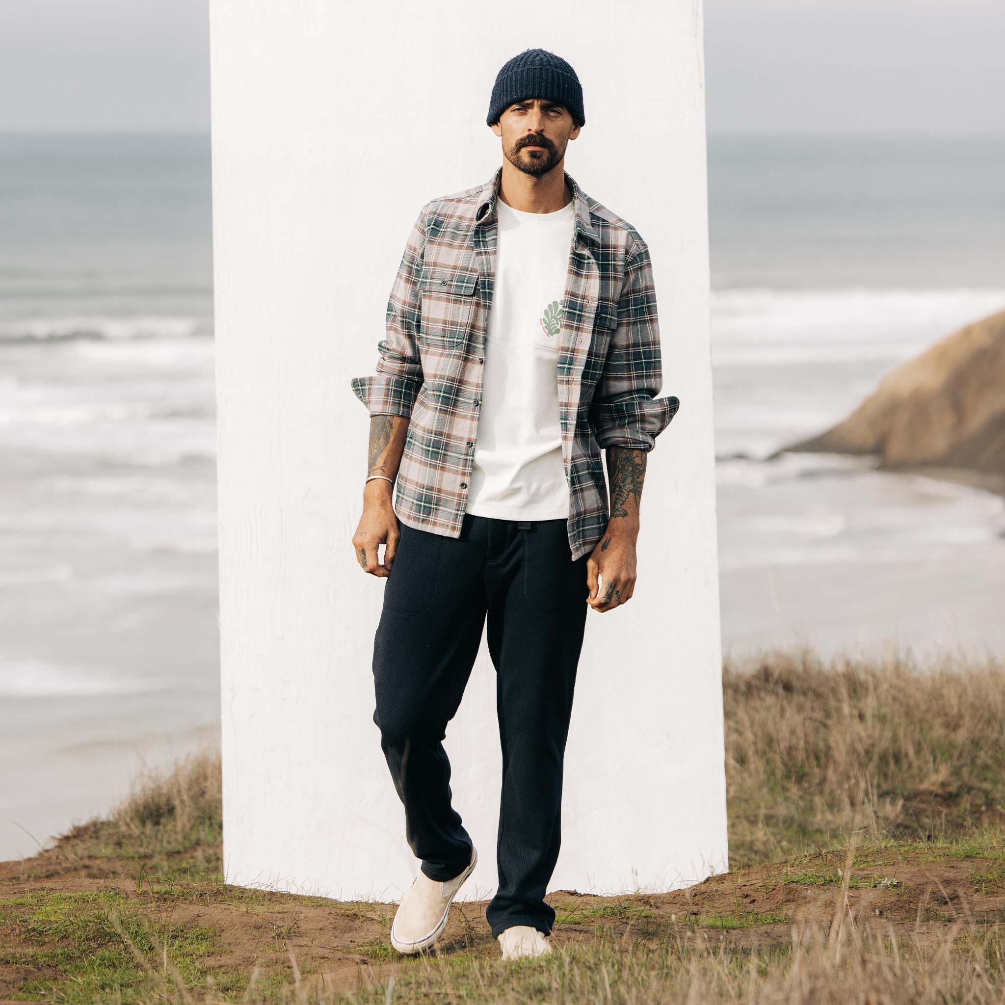 The Ledge Shirt in Coastline Plaid - Image 2