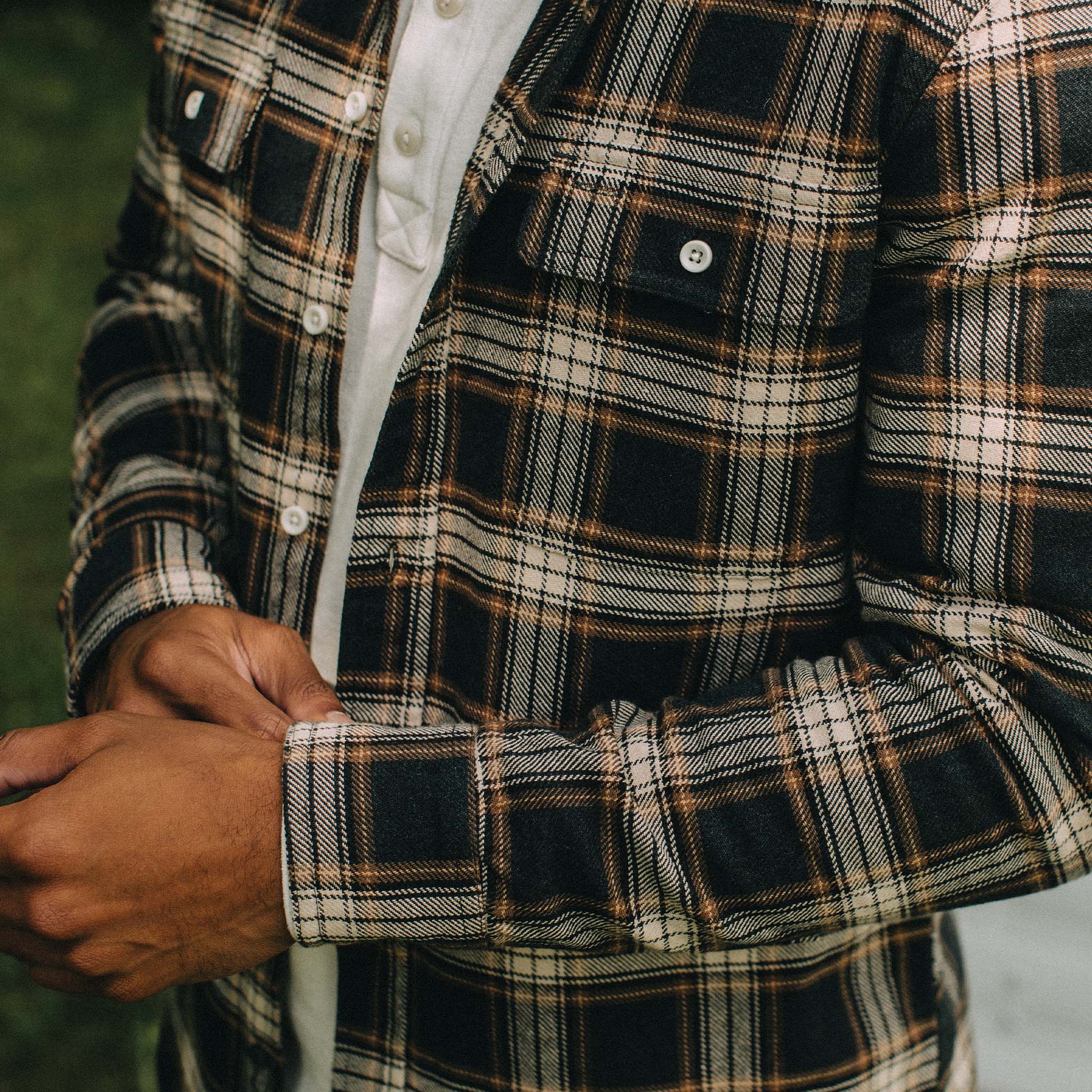 The Ledge Shirt in Admiral Plaid - Image 4