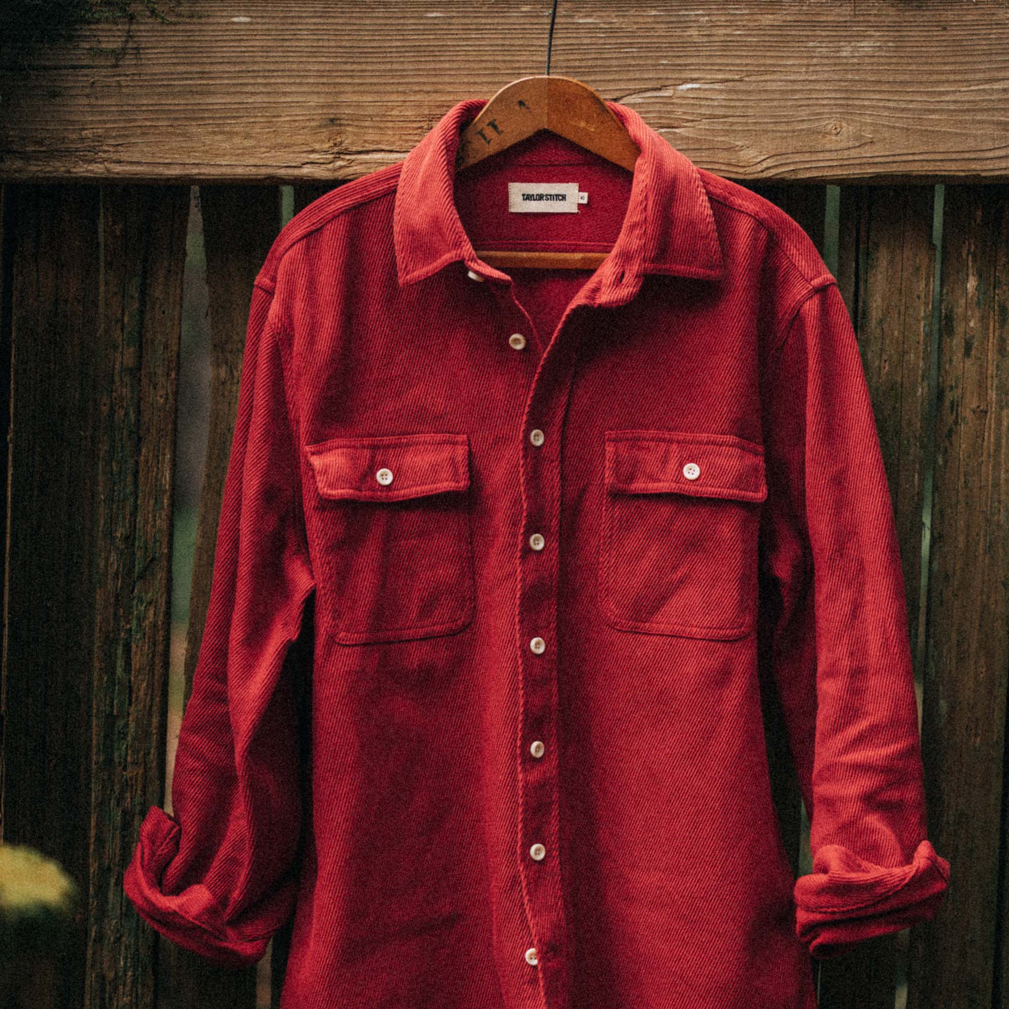 The Ledge Shirt in Cardinal - Image 4