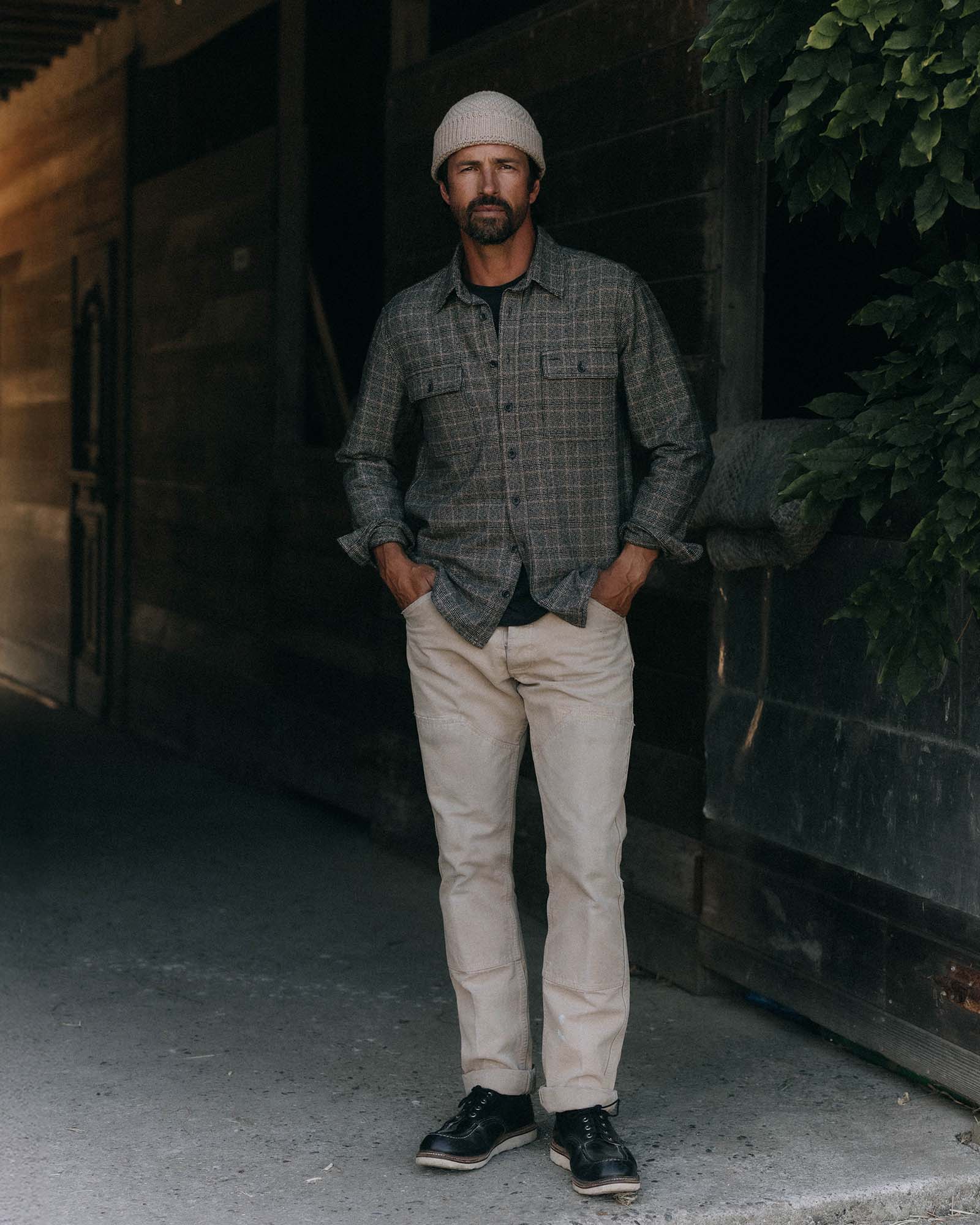The Ledge Shirt in Coal Plaid - Image 2
