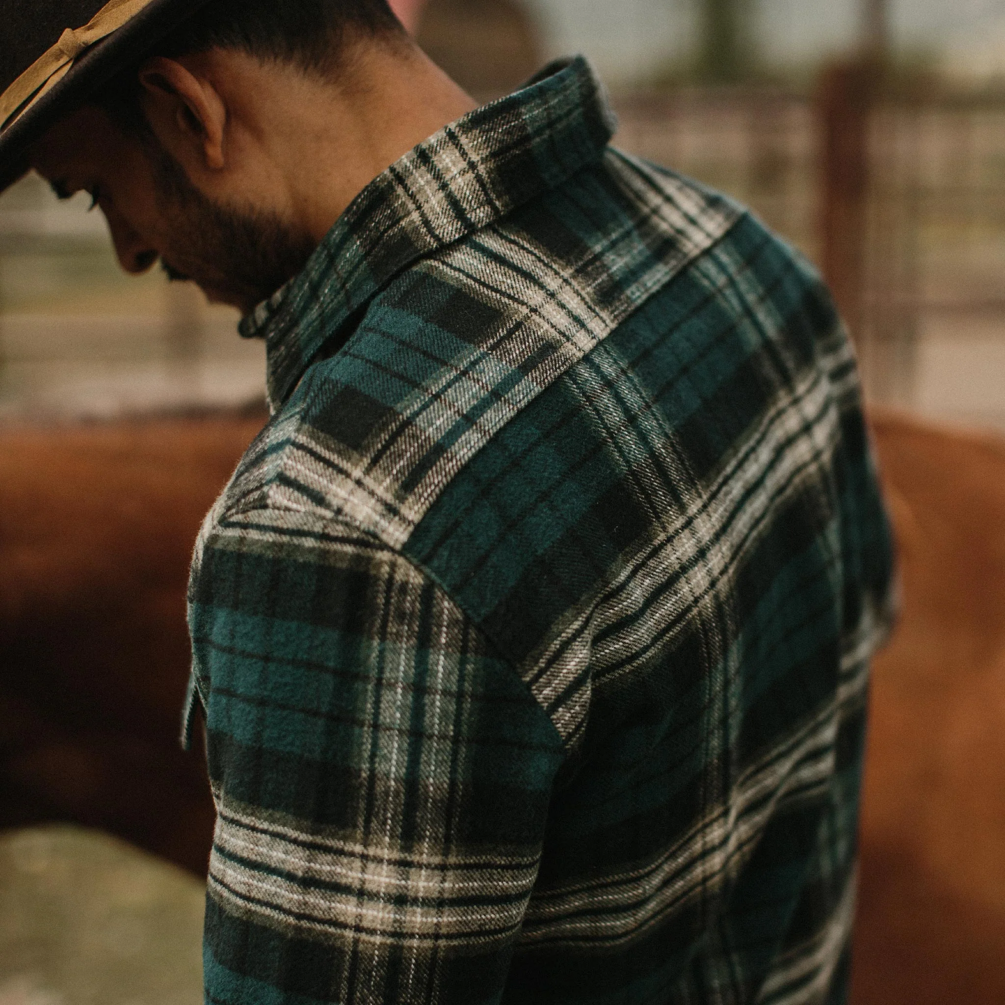 The Ledge Shirt in Deep Sea Plaid - Image 5