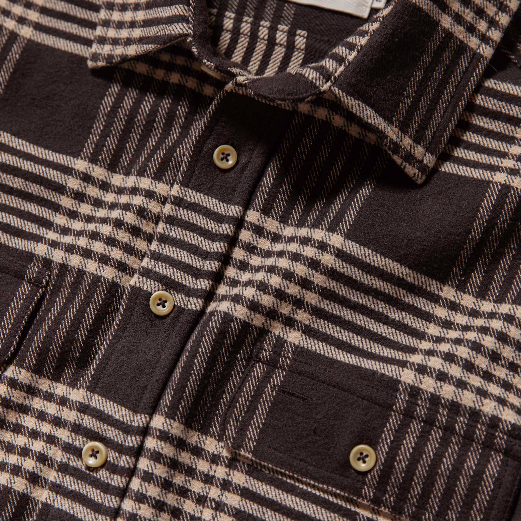 The Ledge Shirt in Espresso Plaid - Image 6