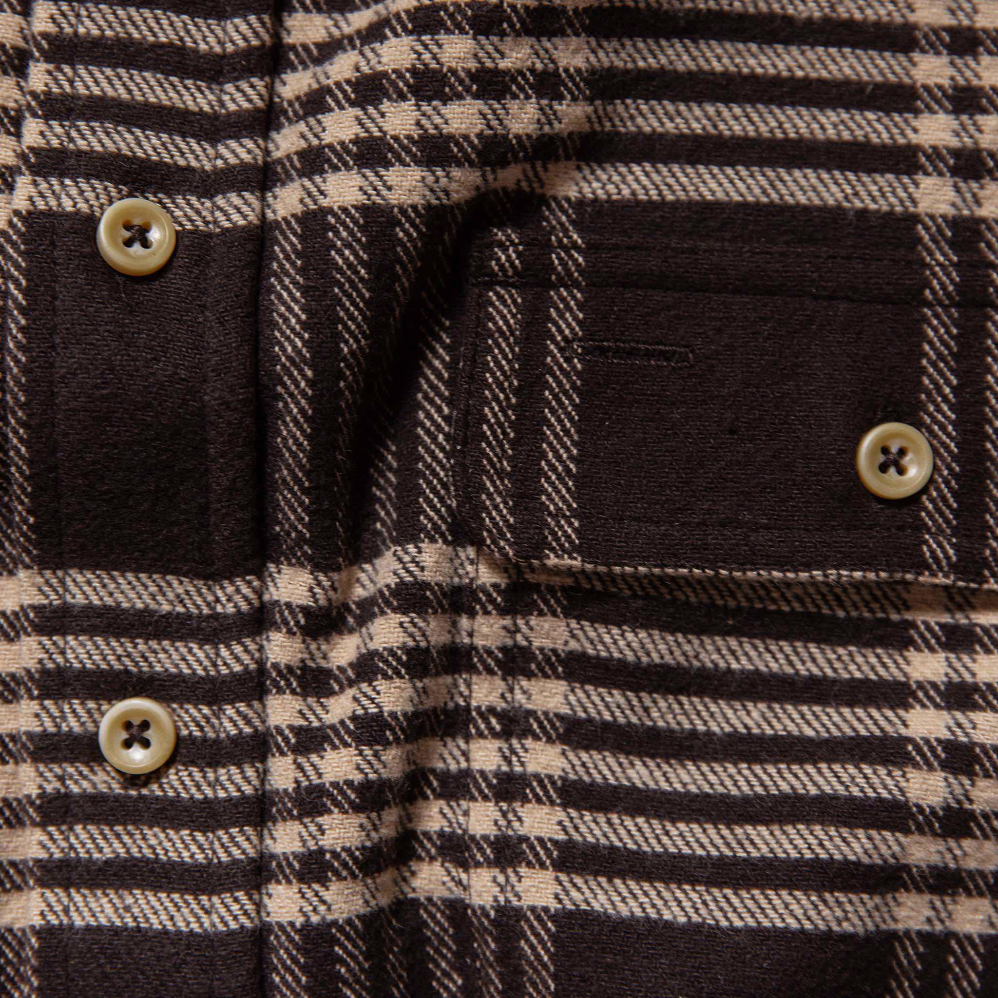 The Ledge Shirt in Espresso Plaid - Image 7