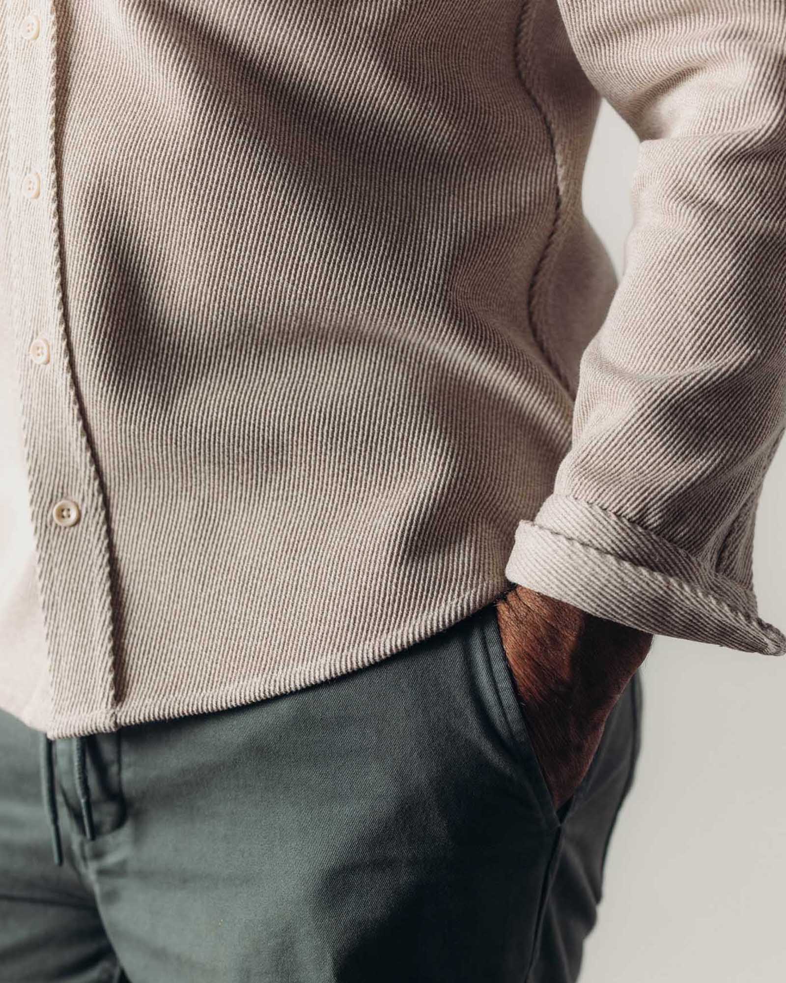 The Ledge Shirt in Flax Twill - Image 3