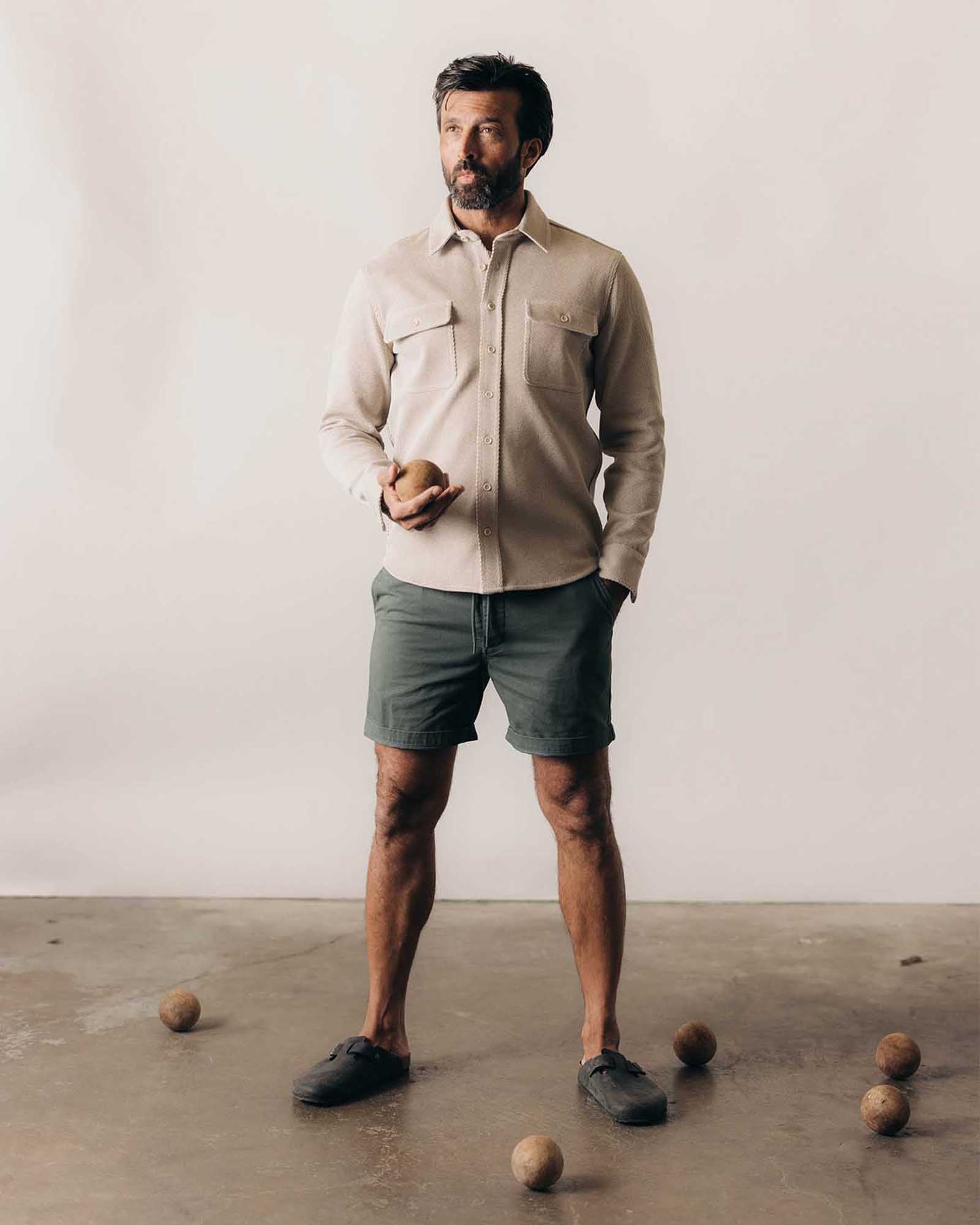 The Ledge Shirt in Flax Twill - Image 4