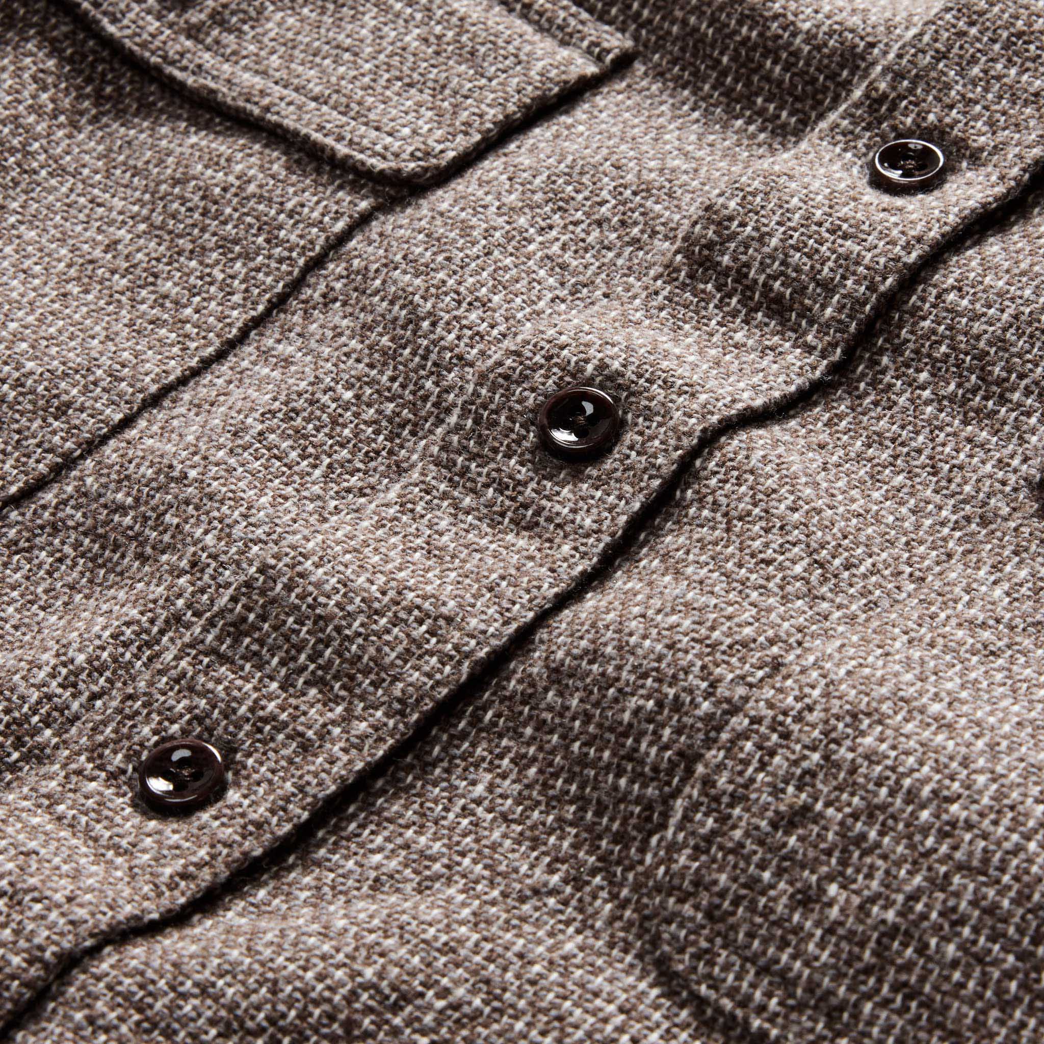 The Ledge Shirt in Granite Linen Tweed - Image 10