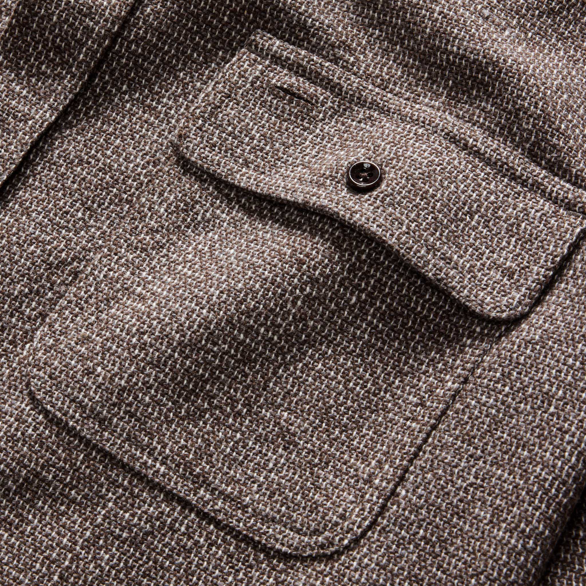 The Ledge Shirt in Granite Linen Tweed - Image 9