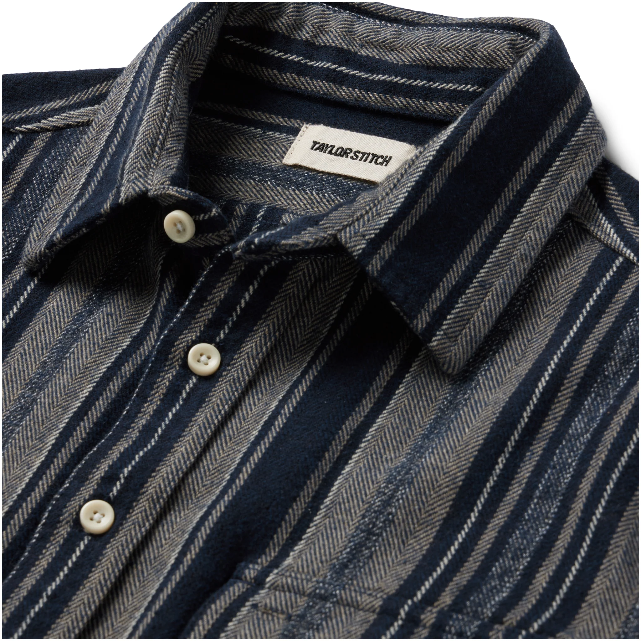 The Ledge Shirt in Ocean Stripe - Image 5