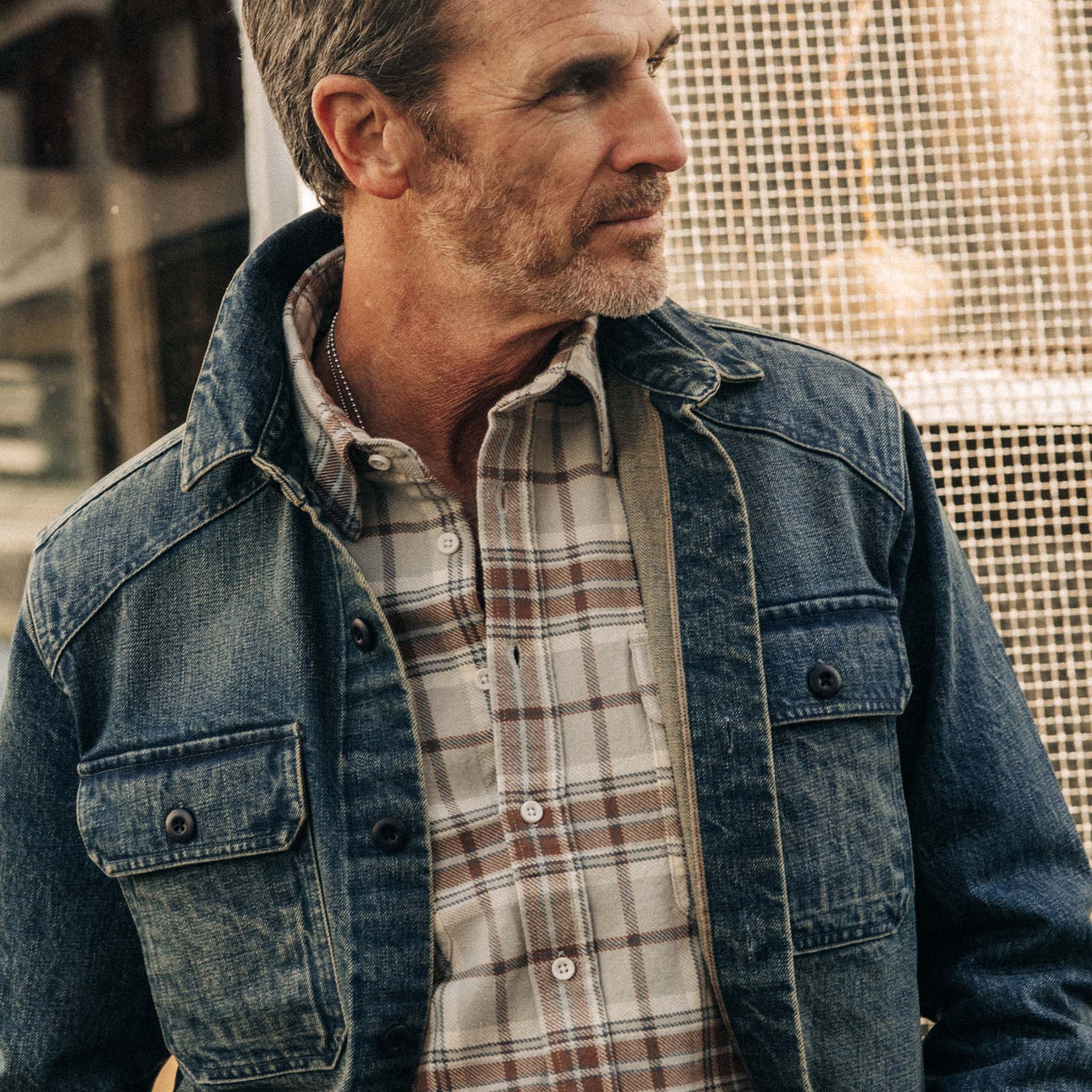 The Ledge Shirt in Redwood Plaid - Image 4