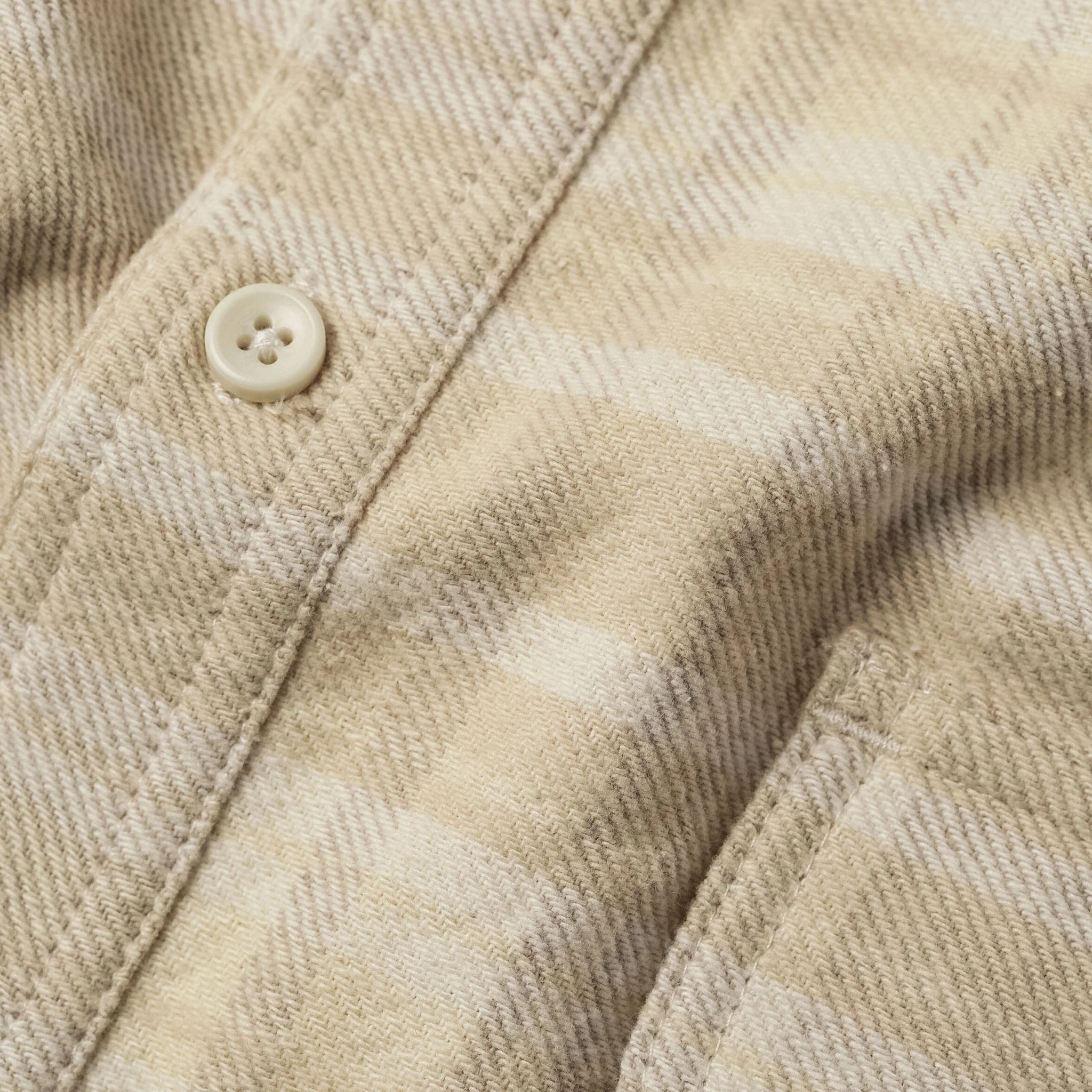 The Ledge Shirt in Sand Plaid - Image 7