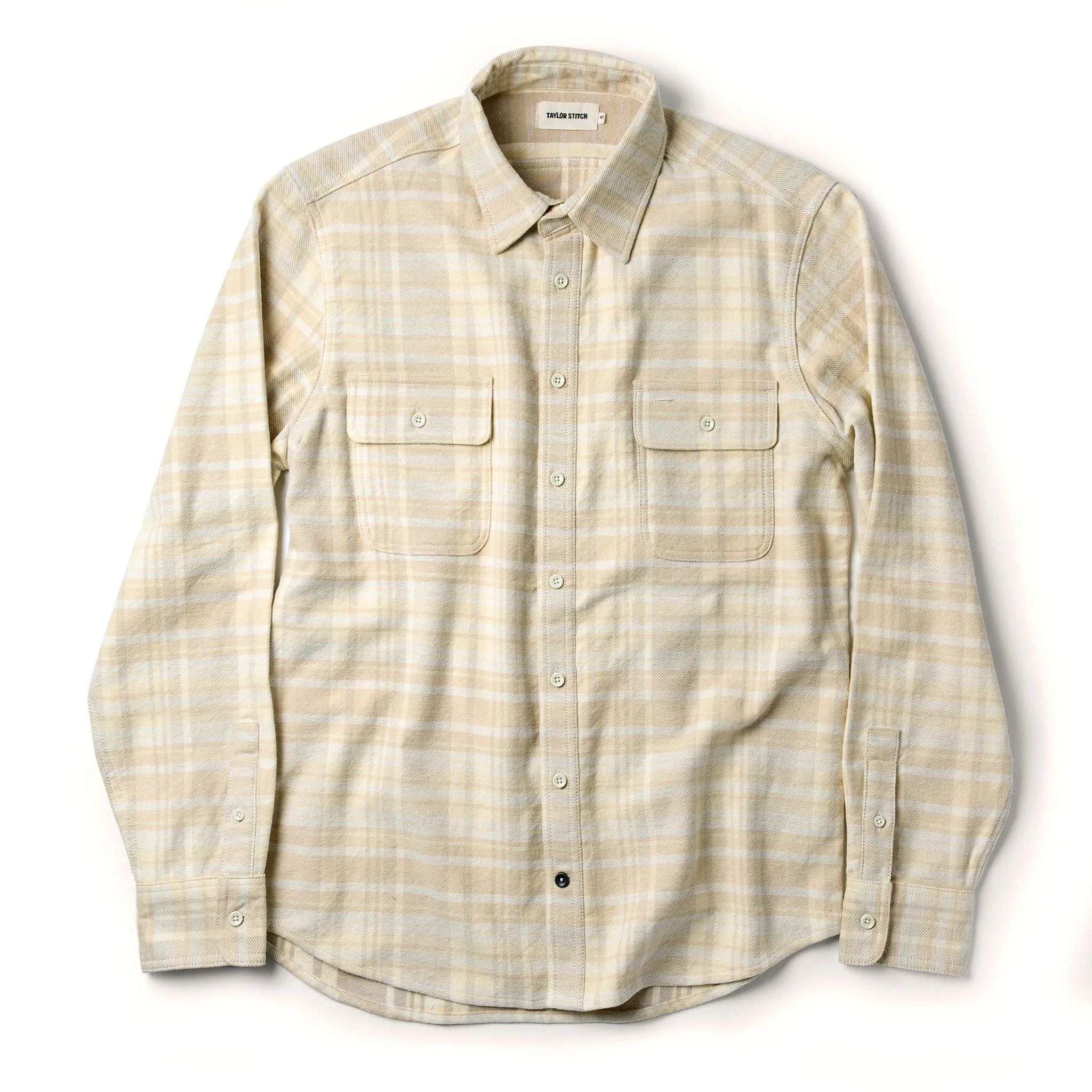 The Ledge Shirt in Sand Plaid - Image 8
