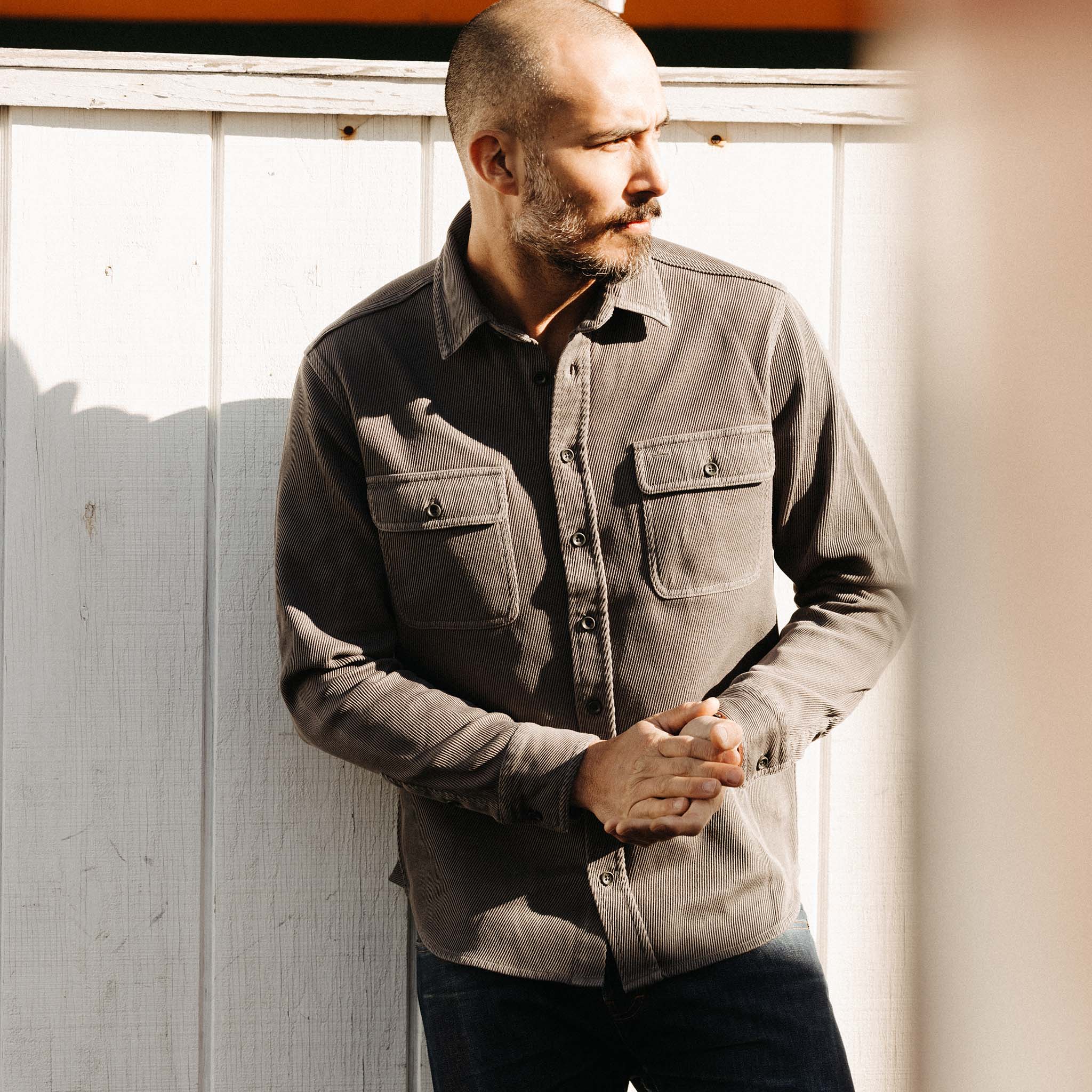The Ledge Shirt in Shale Twill - Image 2