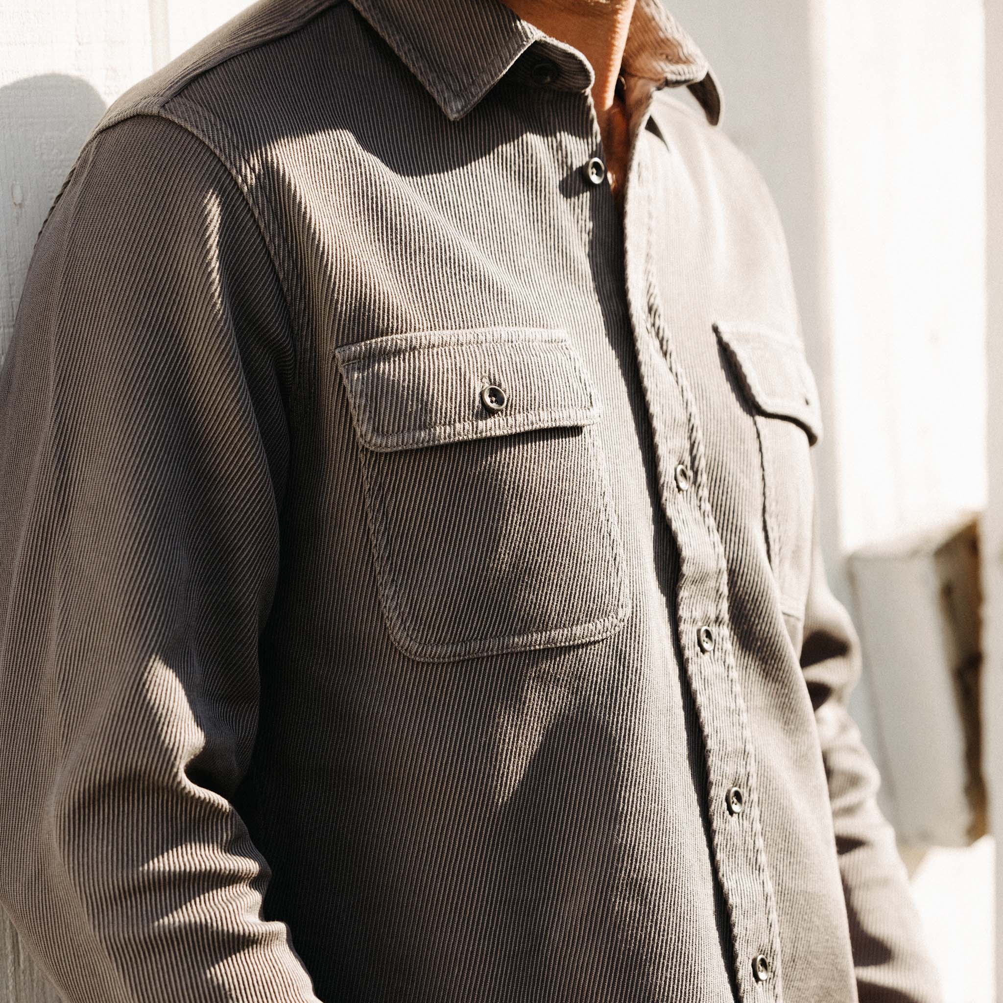 The Ledge Shirt in Shale Twill - Image 3