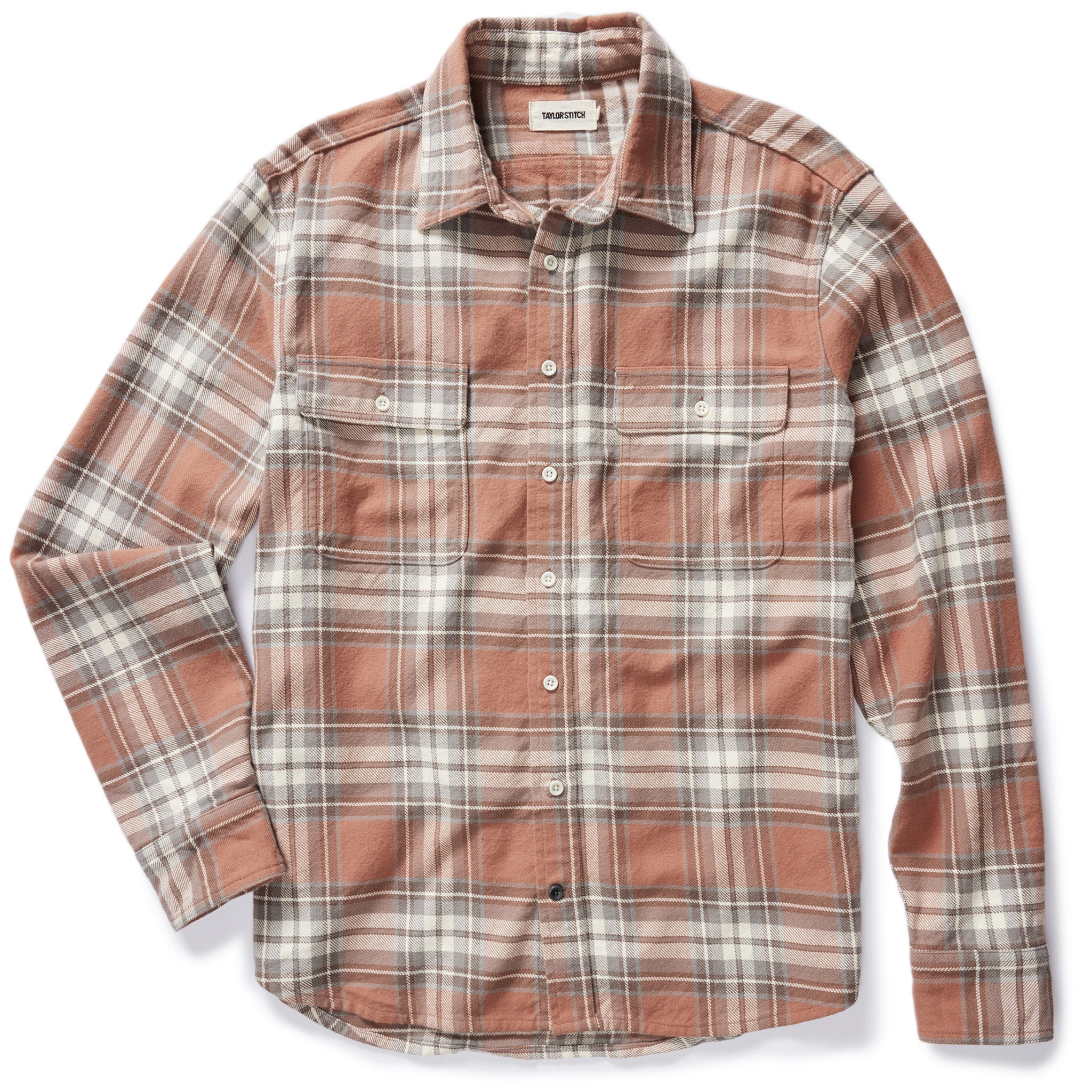 The Ledge Shirt in Sun Baked Brick Plaid - Image 5