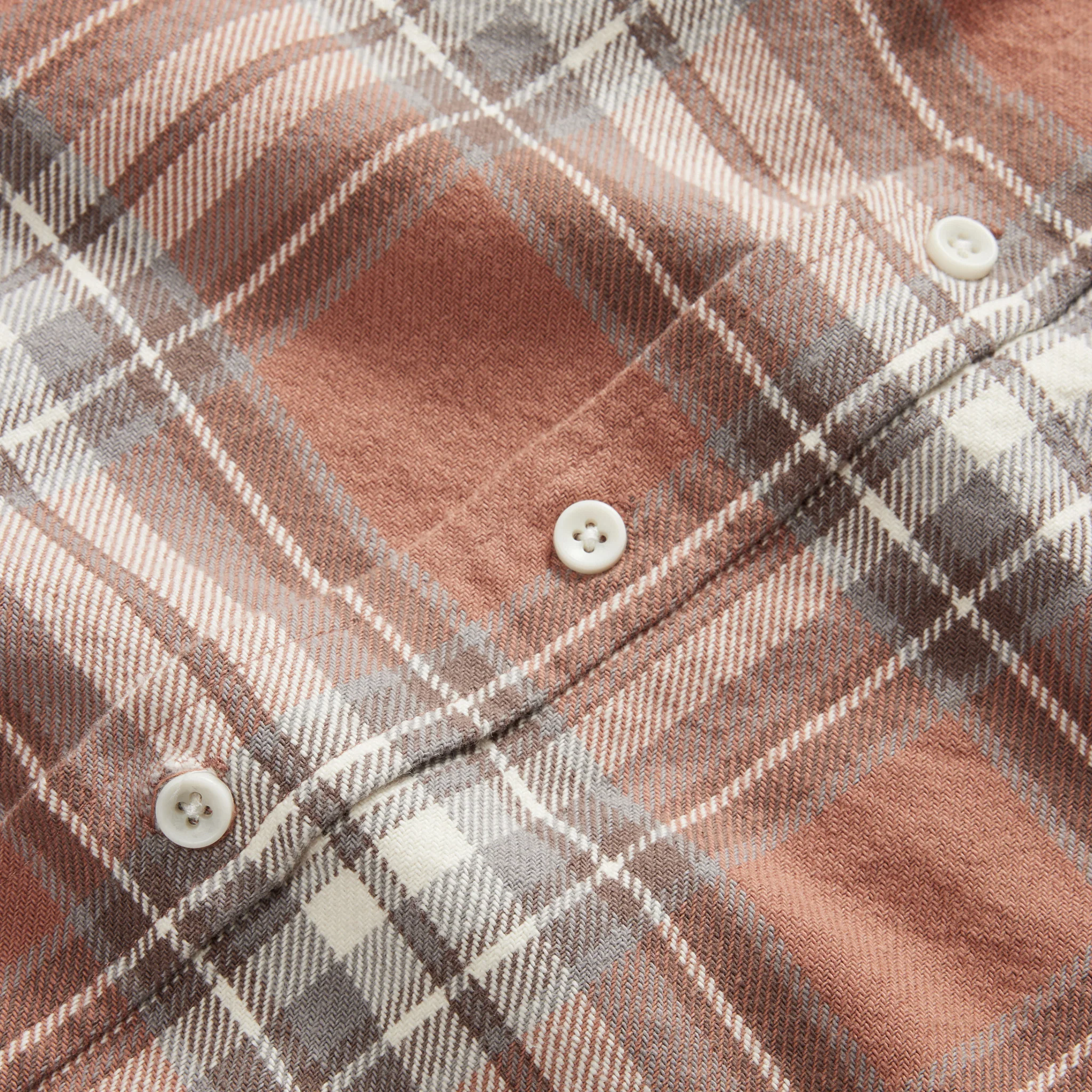 The Ledge Shirt in Sun Baked Brick Plaid - Image 7