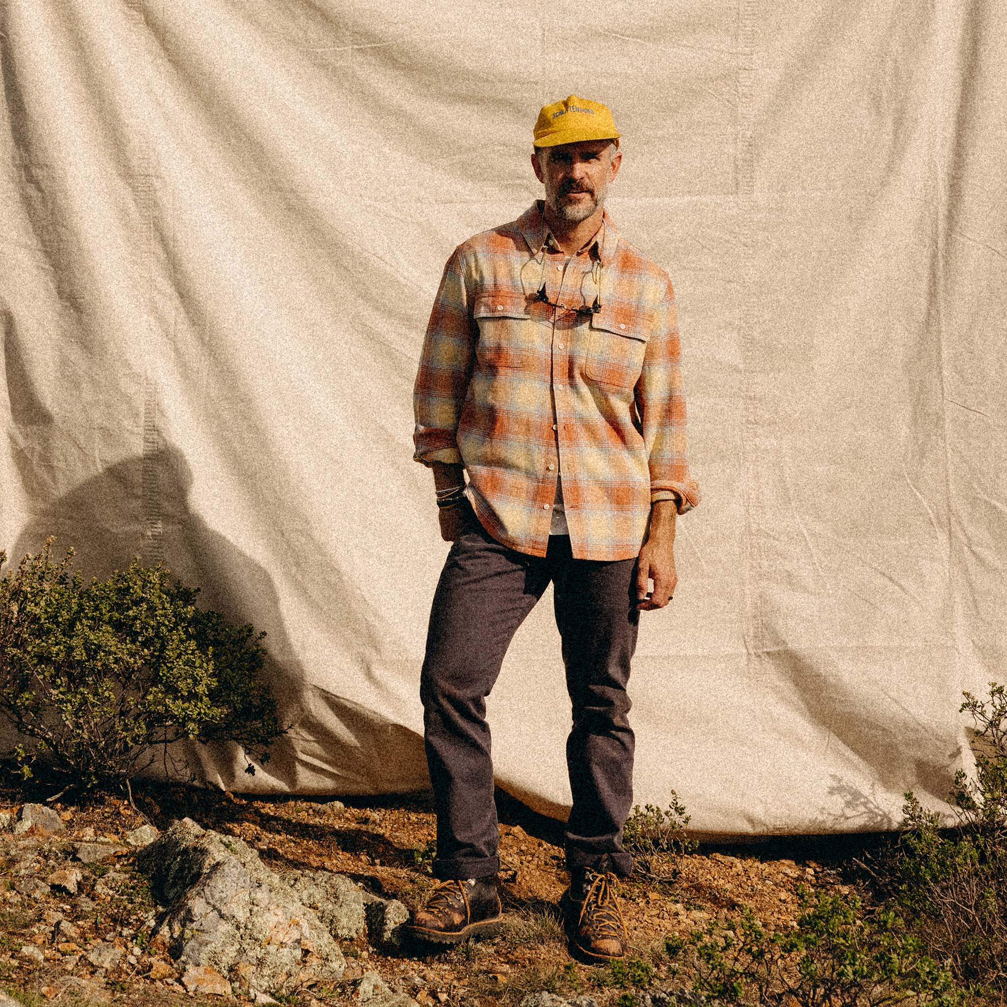 The Ledge Shirt in Sunrise Plaid - Image 2