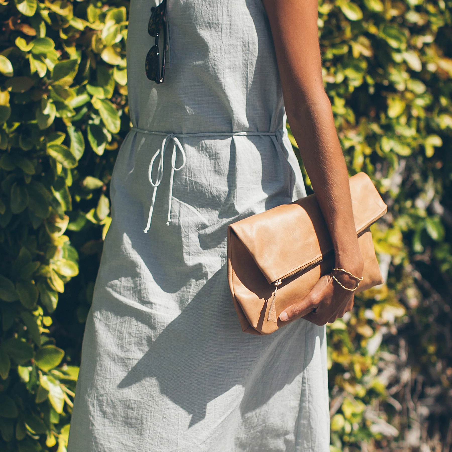 Lima Clutch in Almond - Image 4