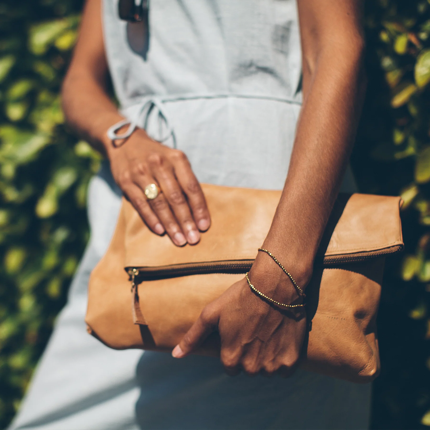 Lima Clutch in Almond - Image 5
