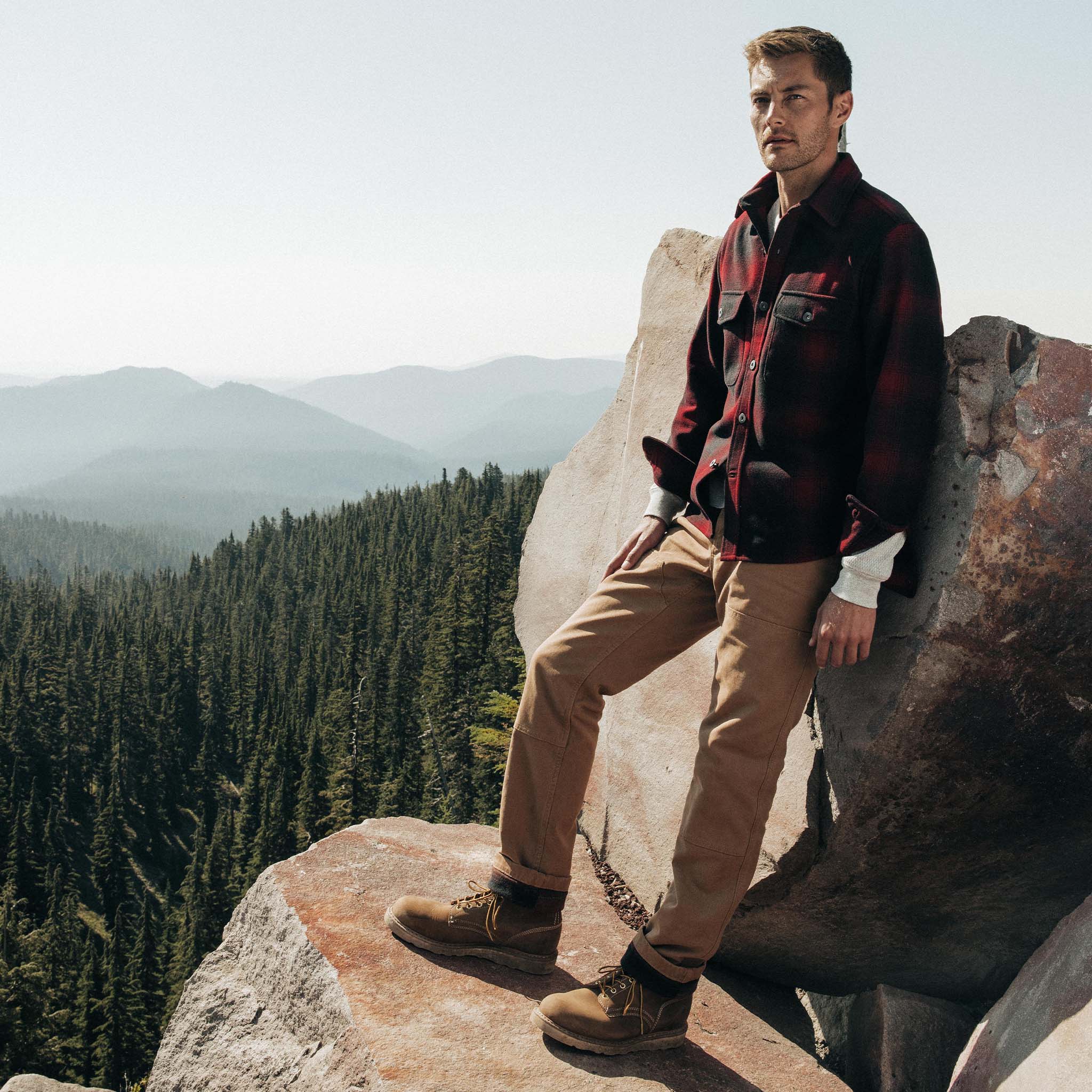 The Lined Chore Pant in Tobacco Boss Duck - Image 2